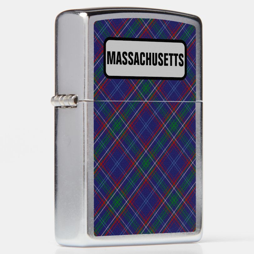 US State - Massachusetts Tartan Zippo® Lighter