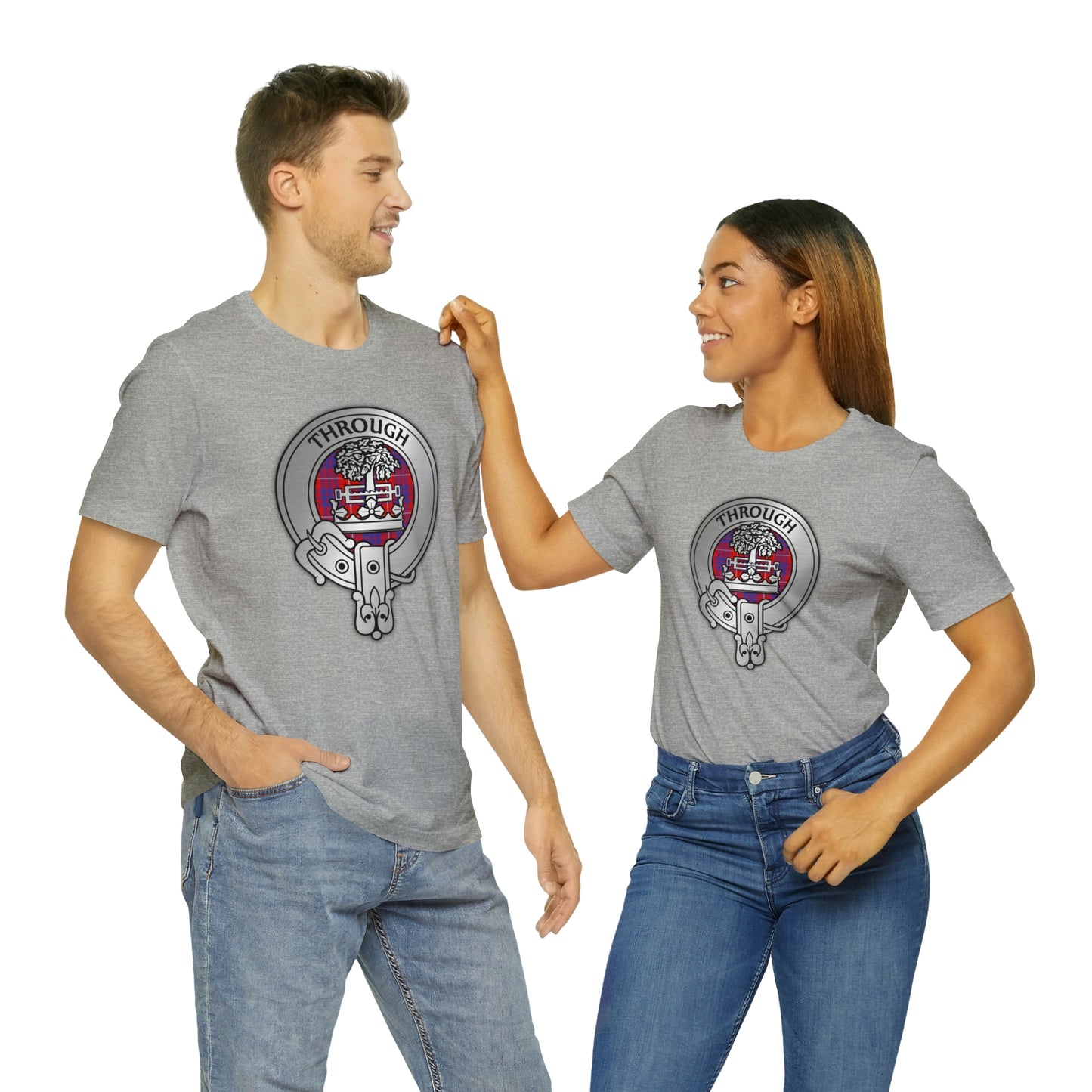 Clan Hamilton Crest & Tartan | Unisex T-Shirt