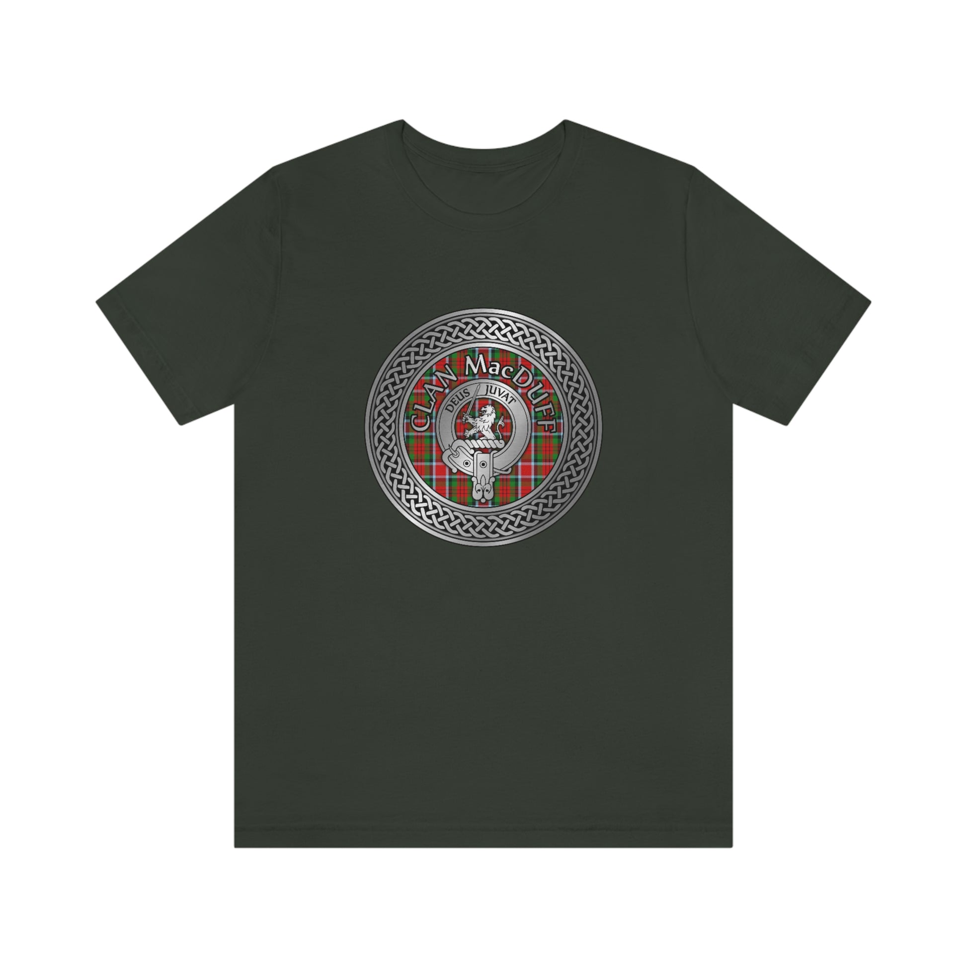 Clan MacDuff Crest & Tartan Knot T-Shirt