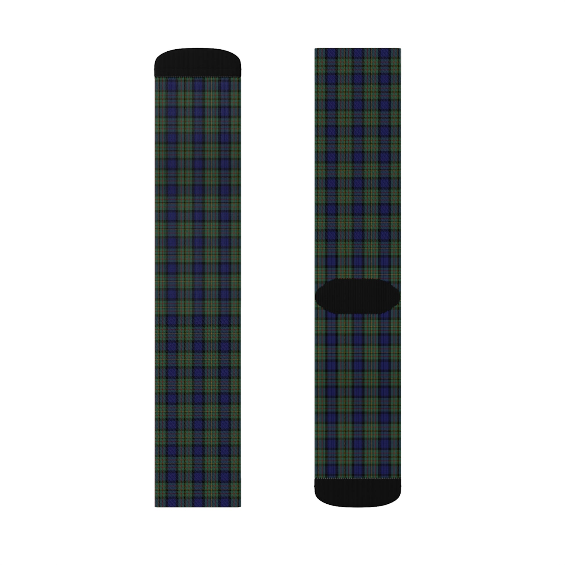 Clan MacLaren Tartan Socks (Darker)
