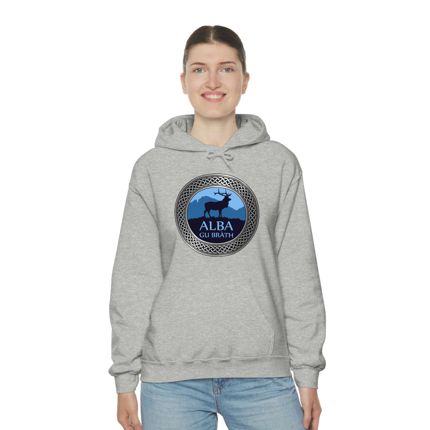 Alba Gu Brath Knot Unisex Heavy Blend™ Hooded Sweatshirt