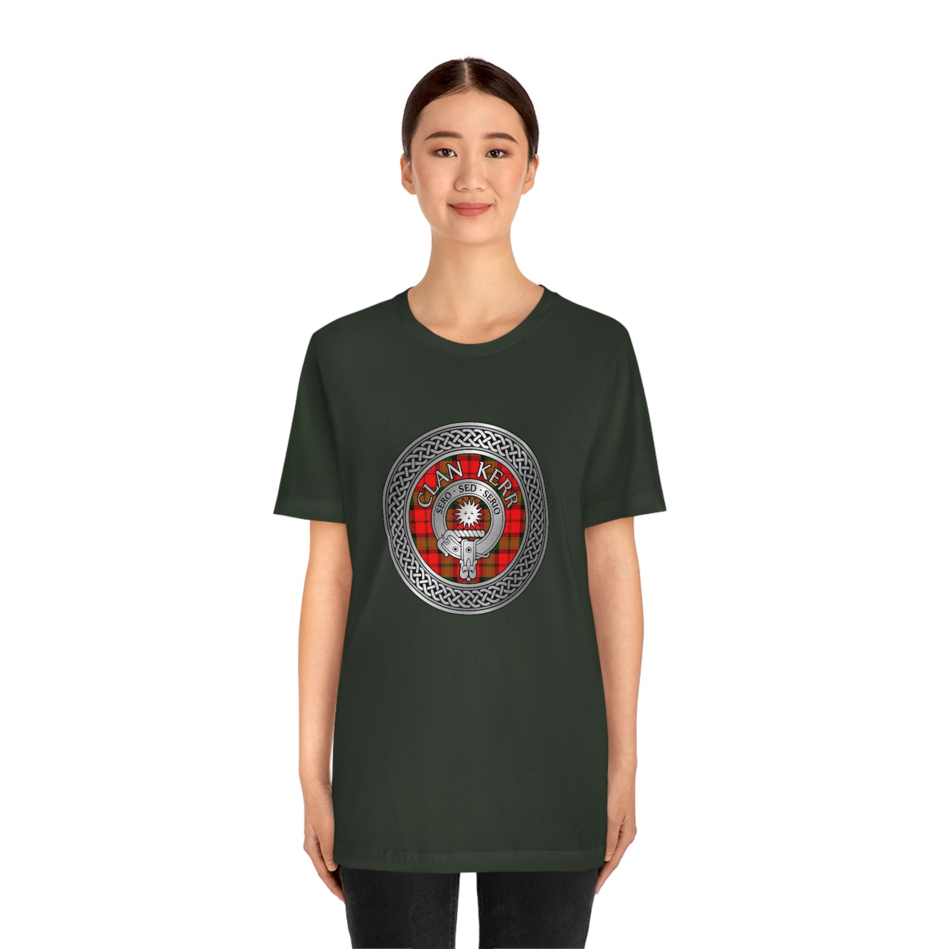 Clan Kerr Crest & Tartan Knot T-Shirt
