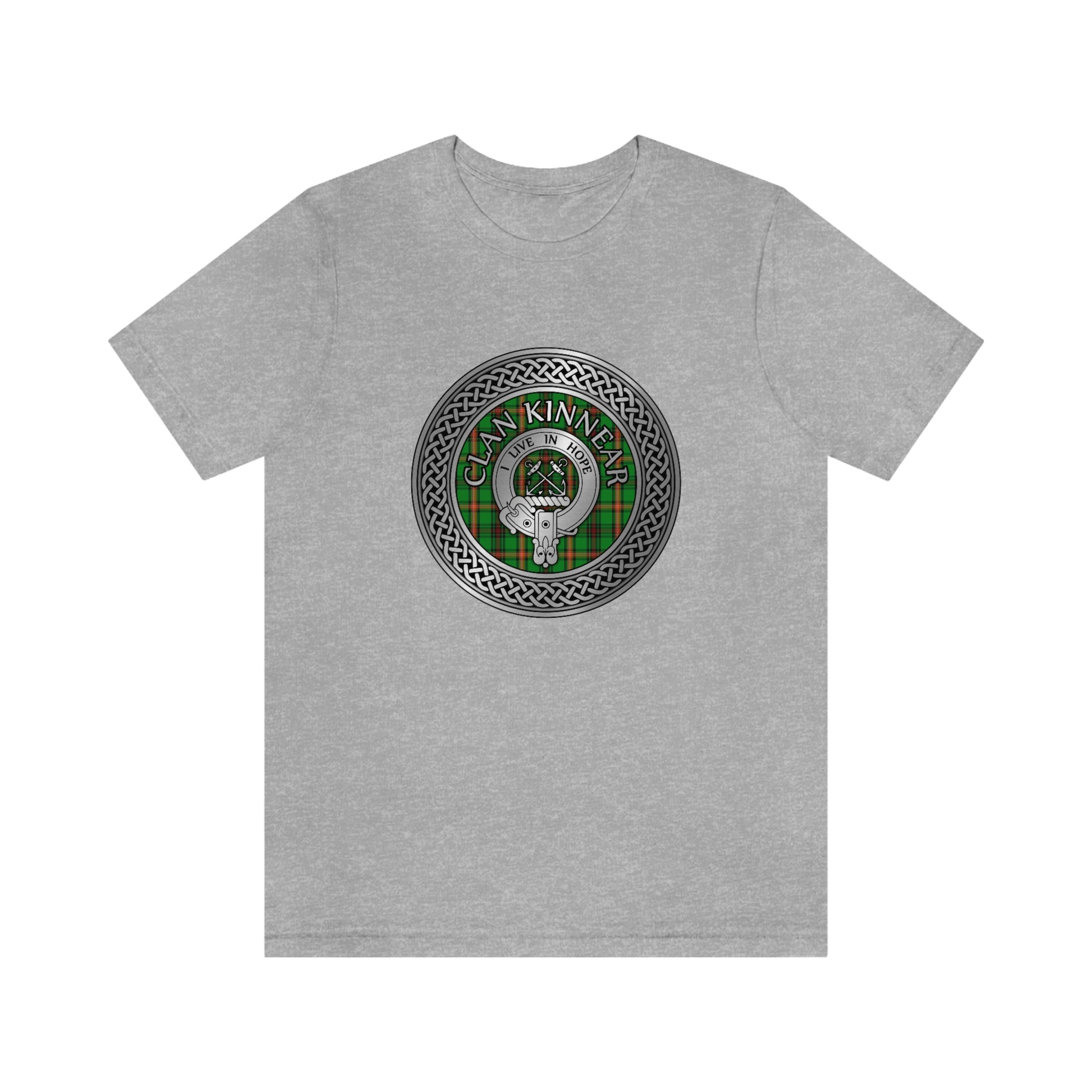 Clan Kinnear Crest & Tartan Knot T-Shirt