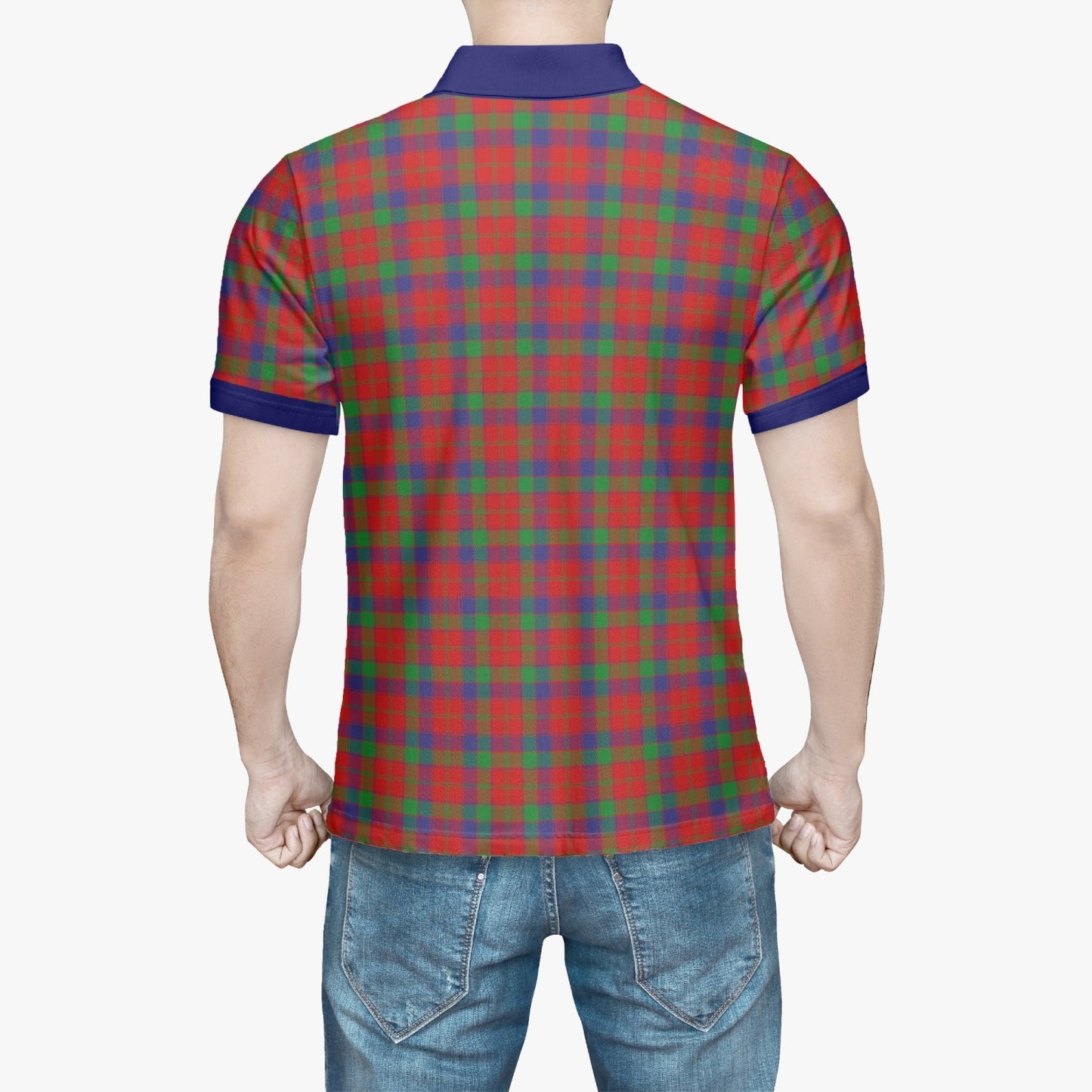 Clan Donnachaidh Tartan & Crest AOP Men Polo Shirt