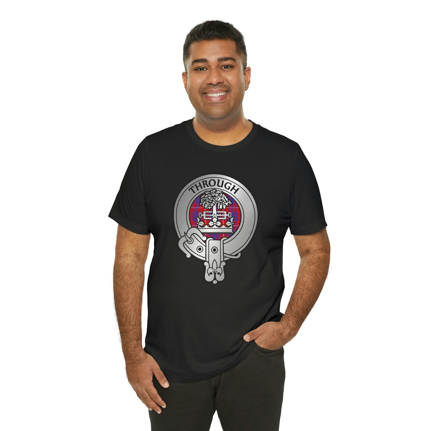 Clan Hamilton Crest & Tartan | Unisex T-Shirt