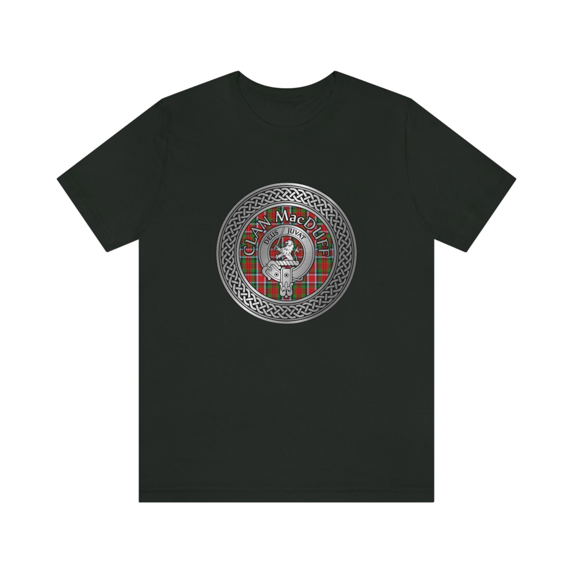 Clan MacDuff Crest & Tartan Knot T-Shirt