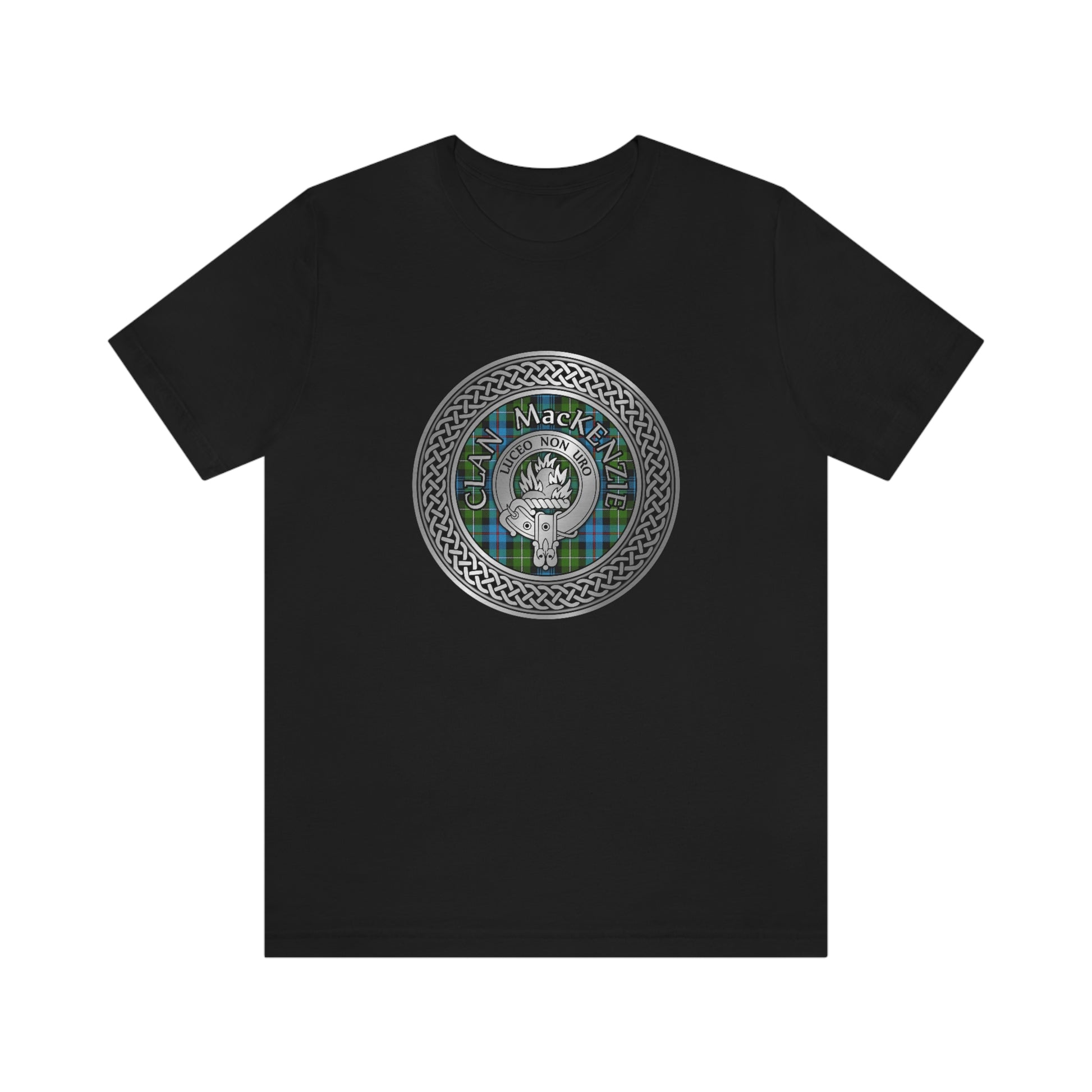 Clan MacKenzie Crest & Tartan Knot T-Shirt