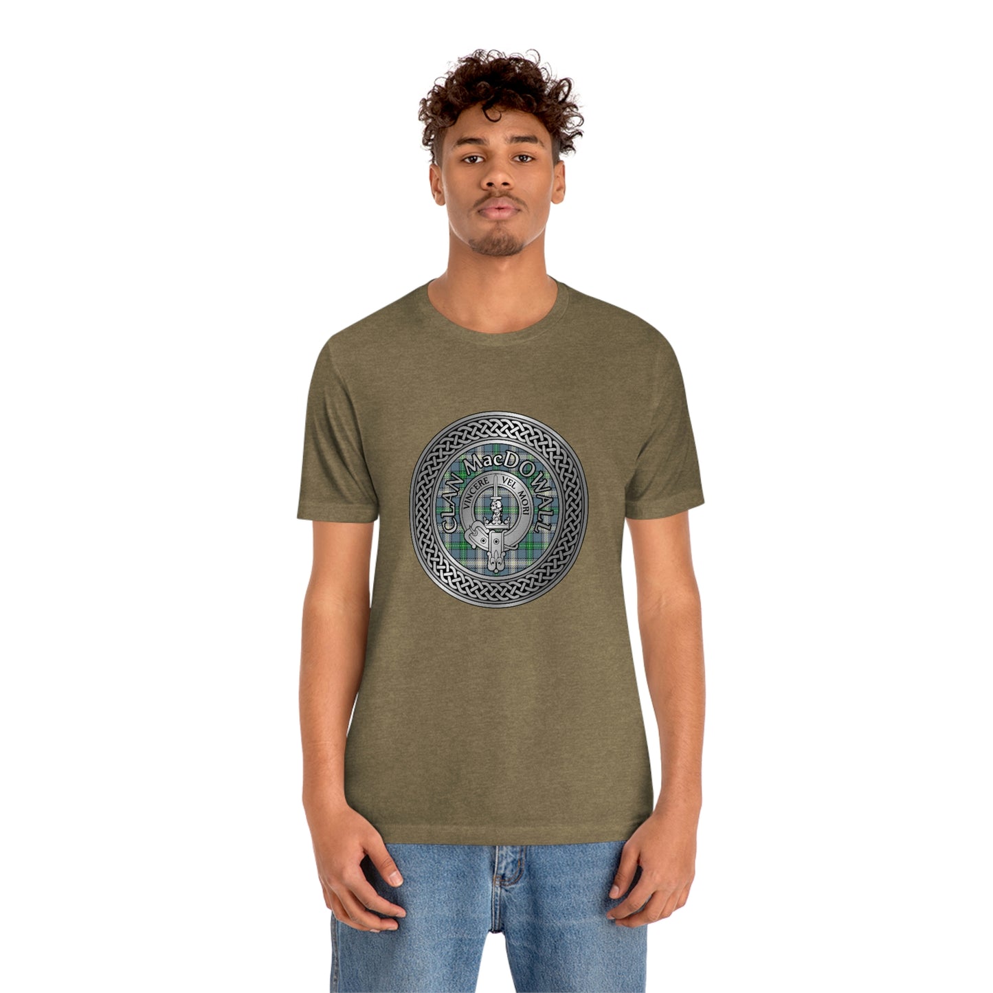 Clan MacDowall Crest & Tartan Knot T-Shirt