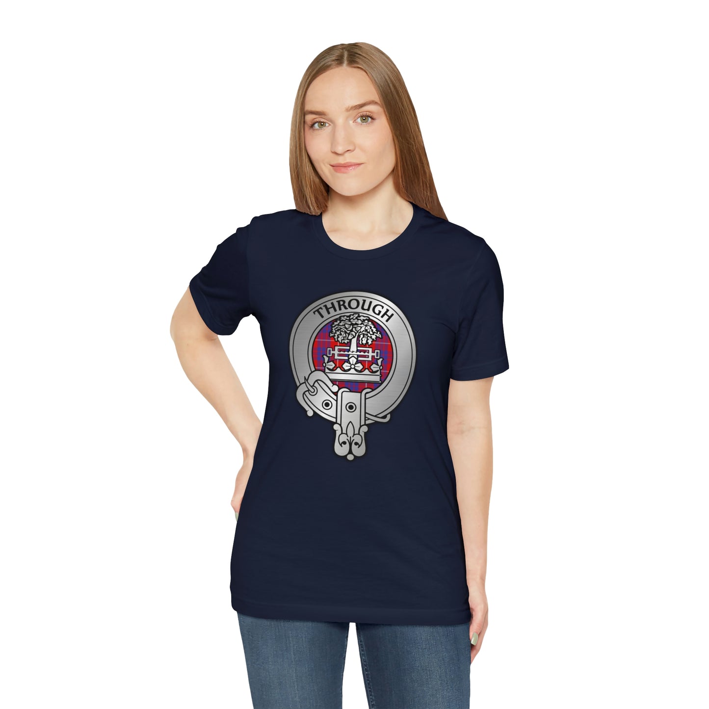 Clan Hamilton Crest & Tartan | Unisex T-Shirt