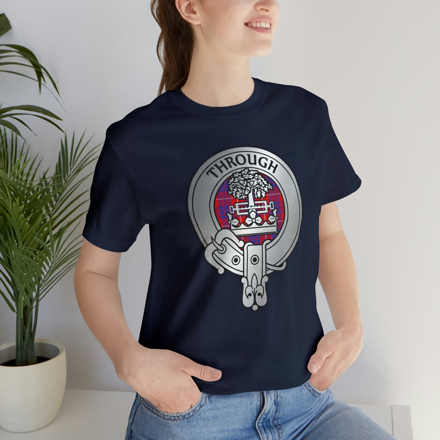 Clan Hamilton Crest & Tartan | Unisex T-Shirt