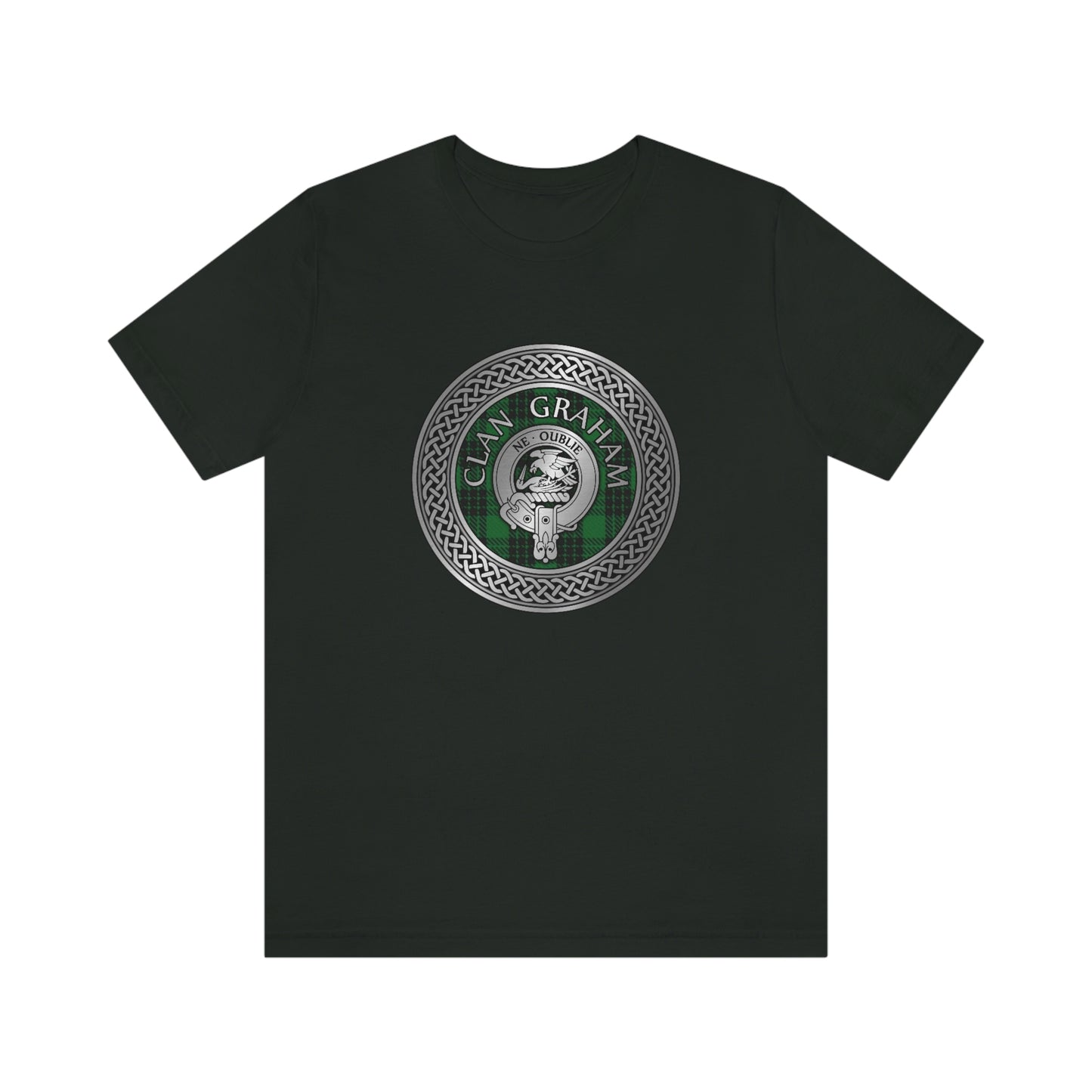 Clan Graham Crest & Tartan Knot T-Shirt