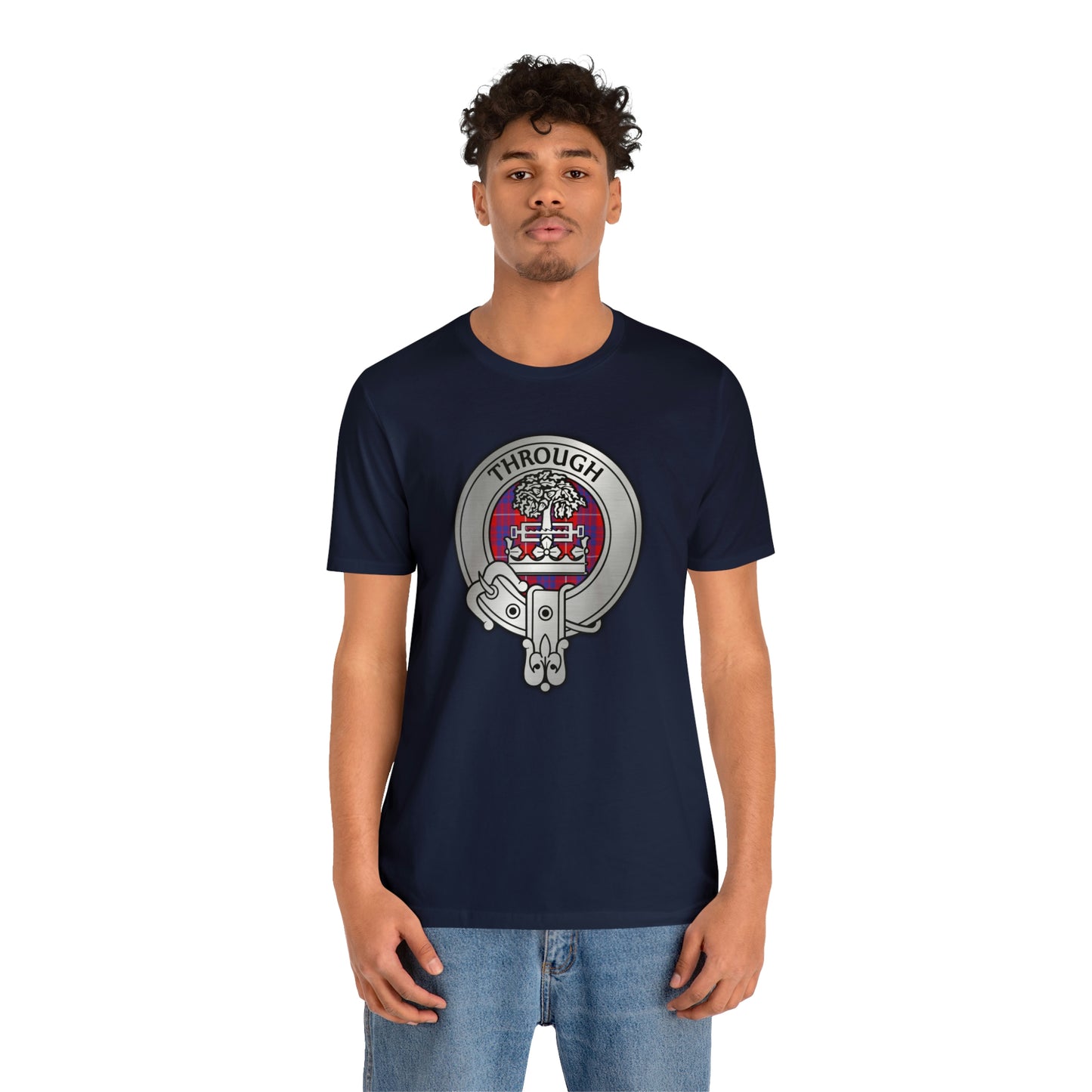 Clan Hamilton Crest & Tartan | Unisex T-Shirt