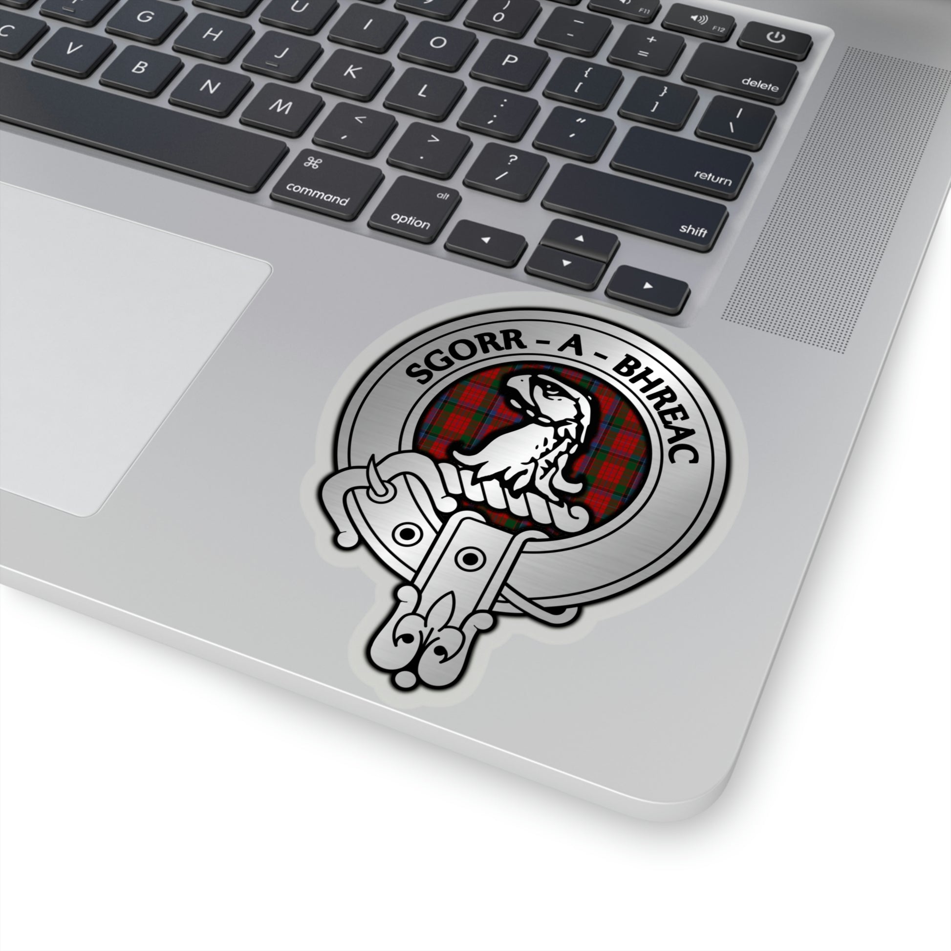 Clan MacNicol Crest & Tartan Kiss-Cut Stickers