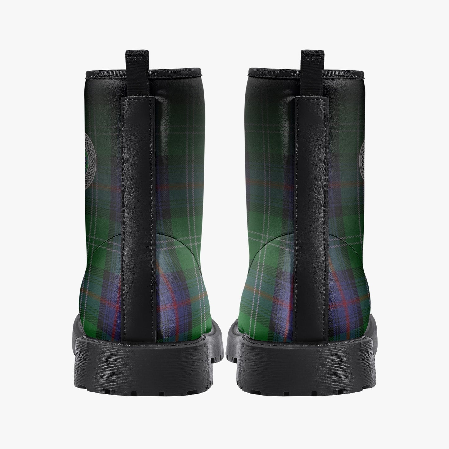 Clan Sutherland Tartan Fade Leather Boots