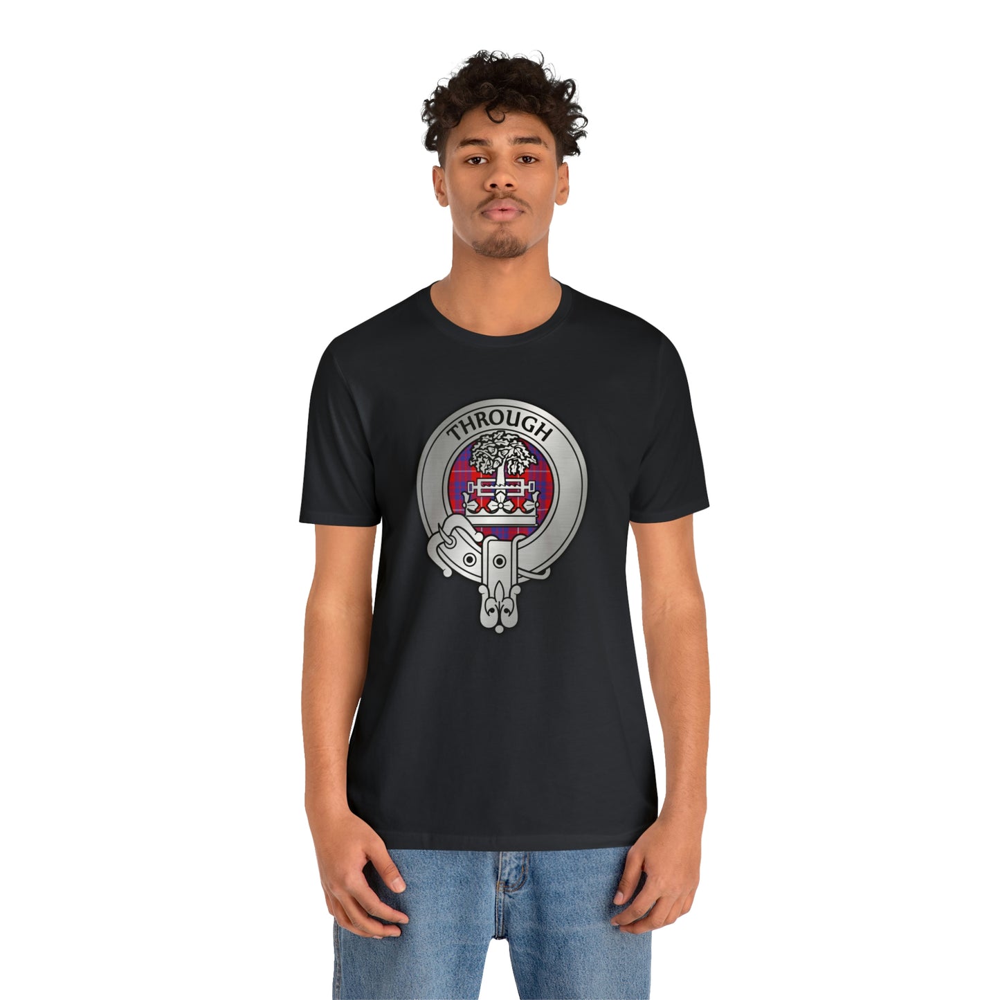 Clan Hamilton Crest & Tartan | Unisex T-Shirt
