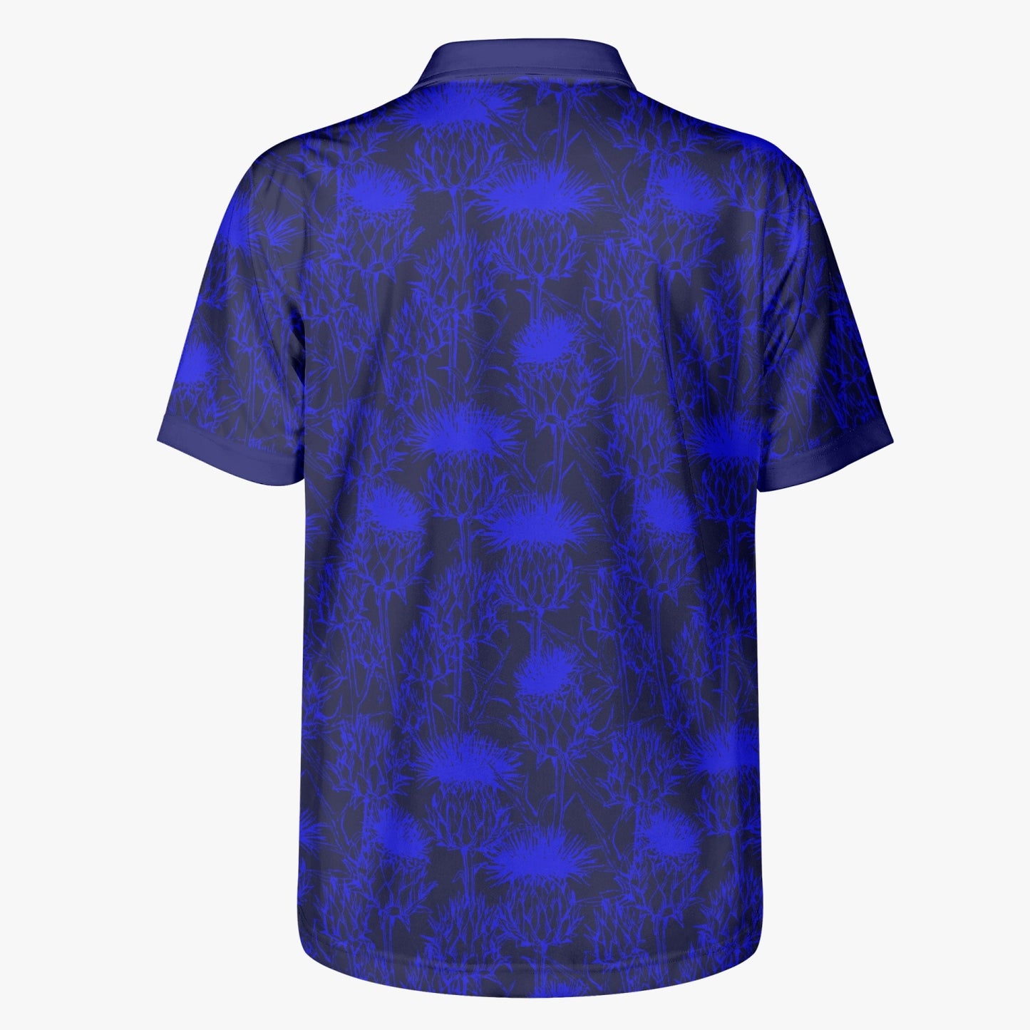 Scottish Thistle AOP Men Polo Shirt