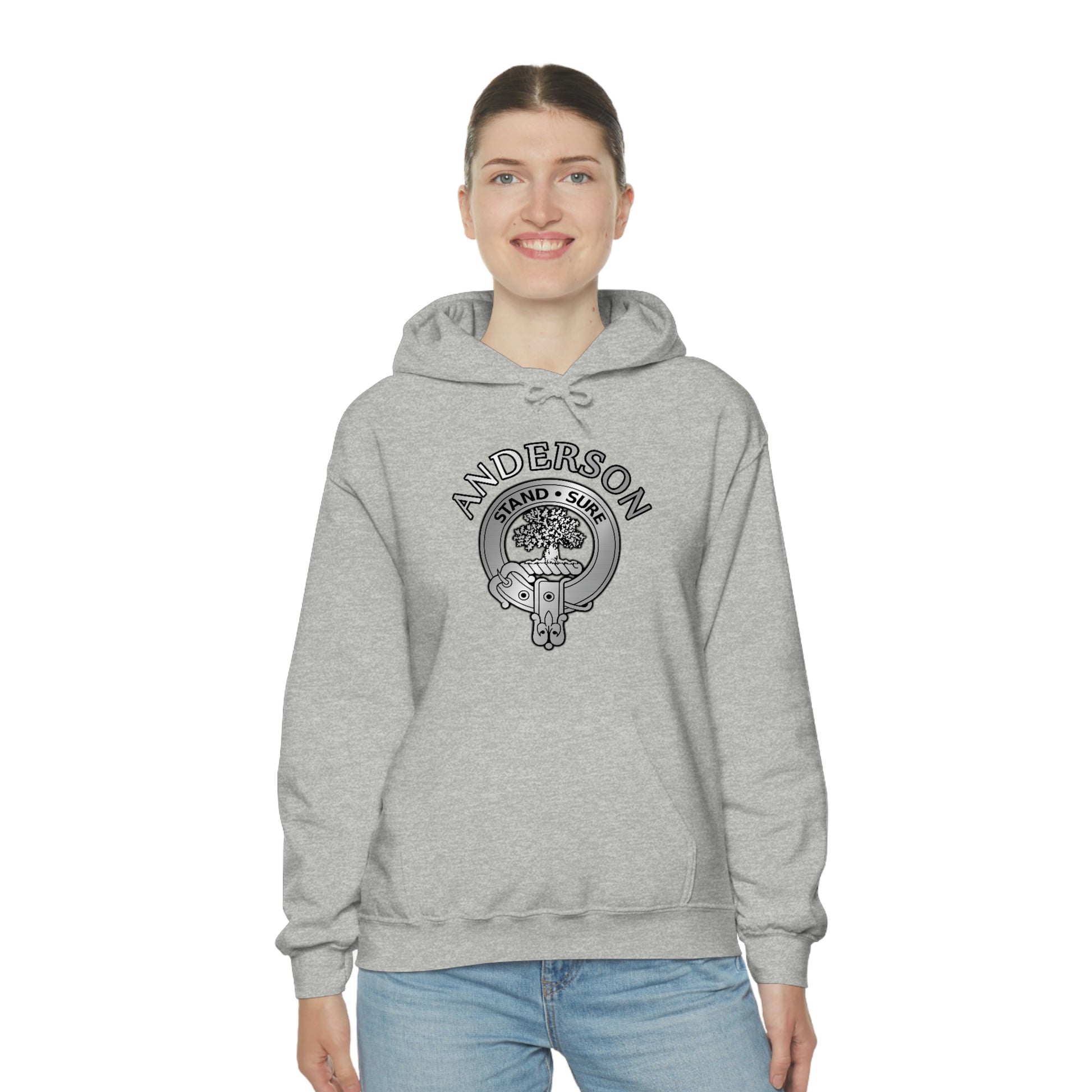 Clan Anderson Crest Unisex Heavy Blend™ Hooded Sweatshirt
