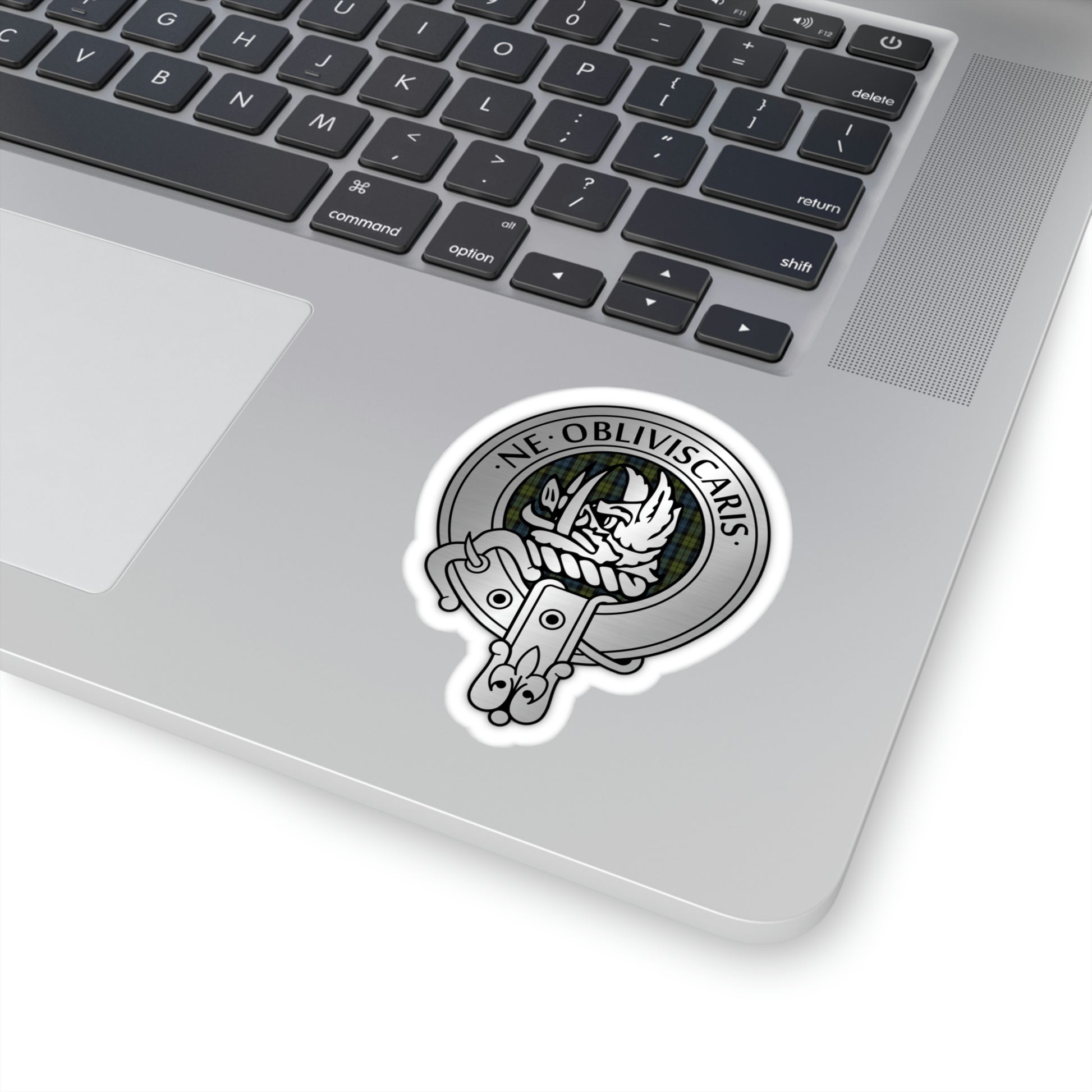 Clan Campbell Crest & Tartan Kiss-Cut Stickers