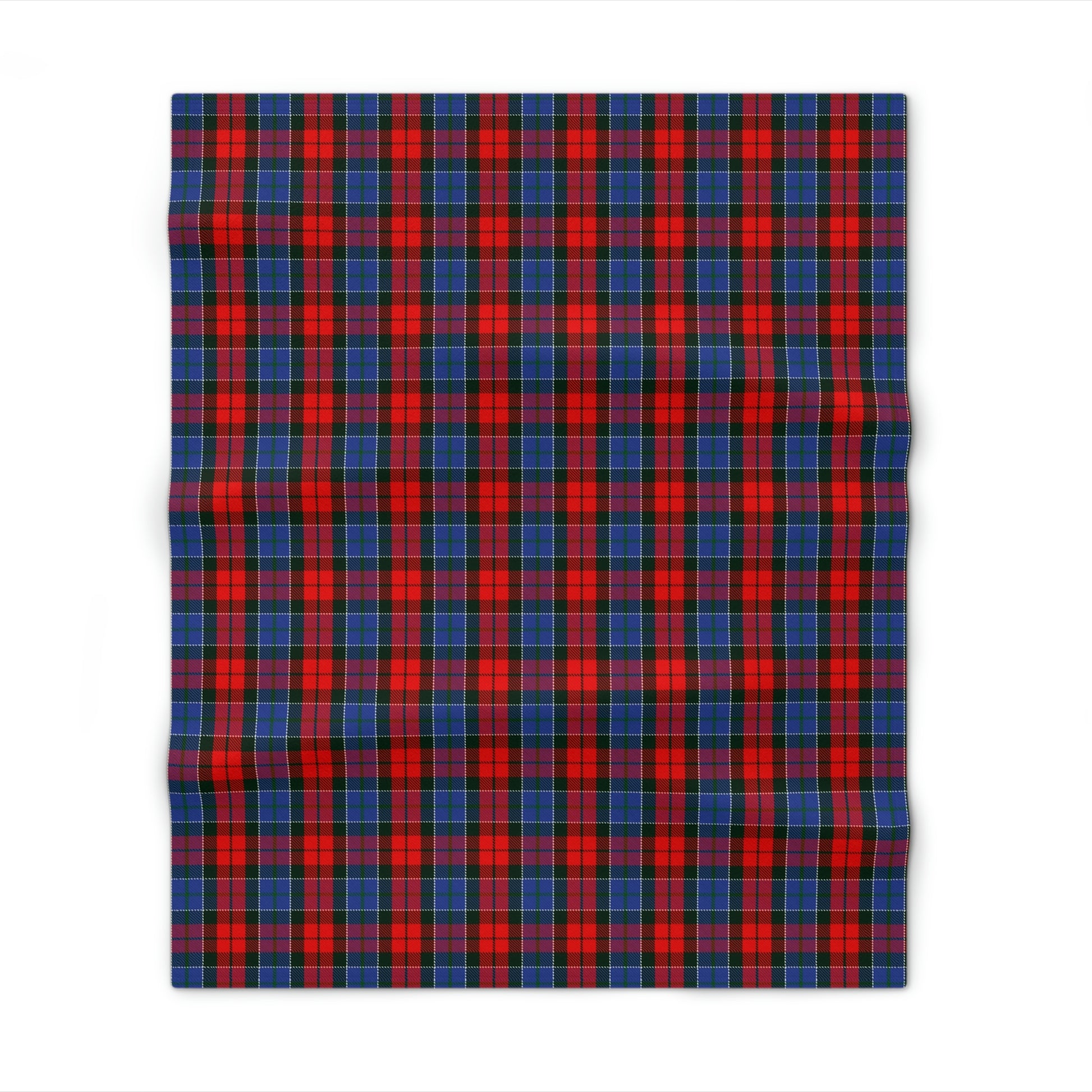 Clan Paterson Red Tartan Throw Blanket
