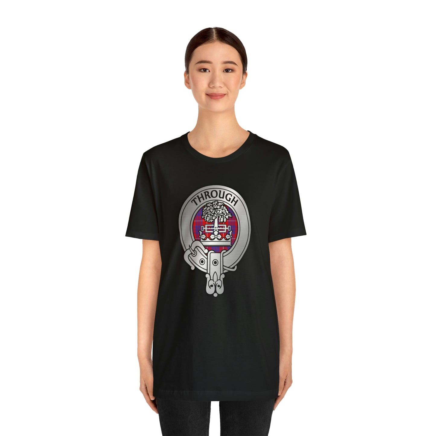 Clan Hamilton Crest & Tartan | Unisex T-Shirt