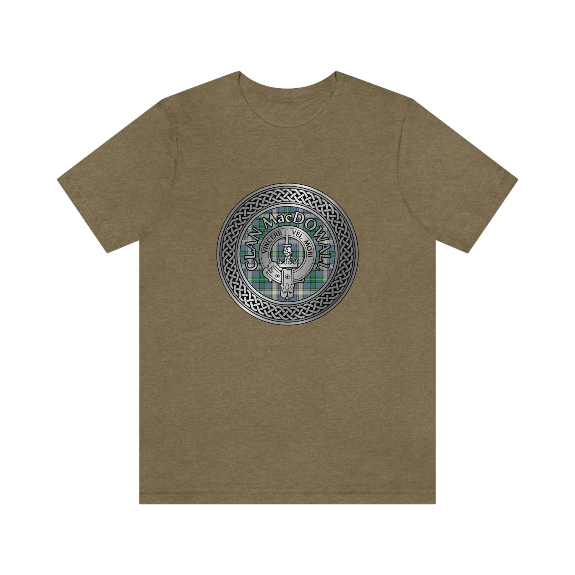 Clan MacDowall Crest & Tartan Knot T-Shirt