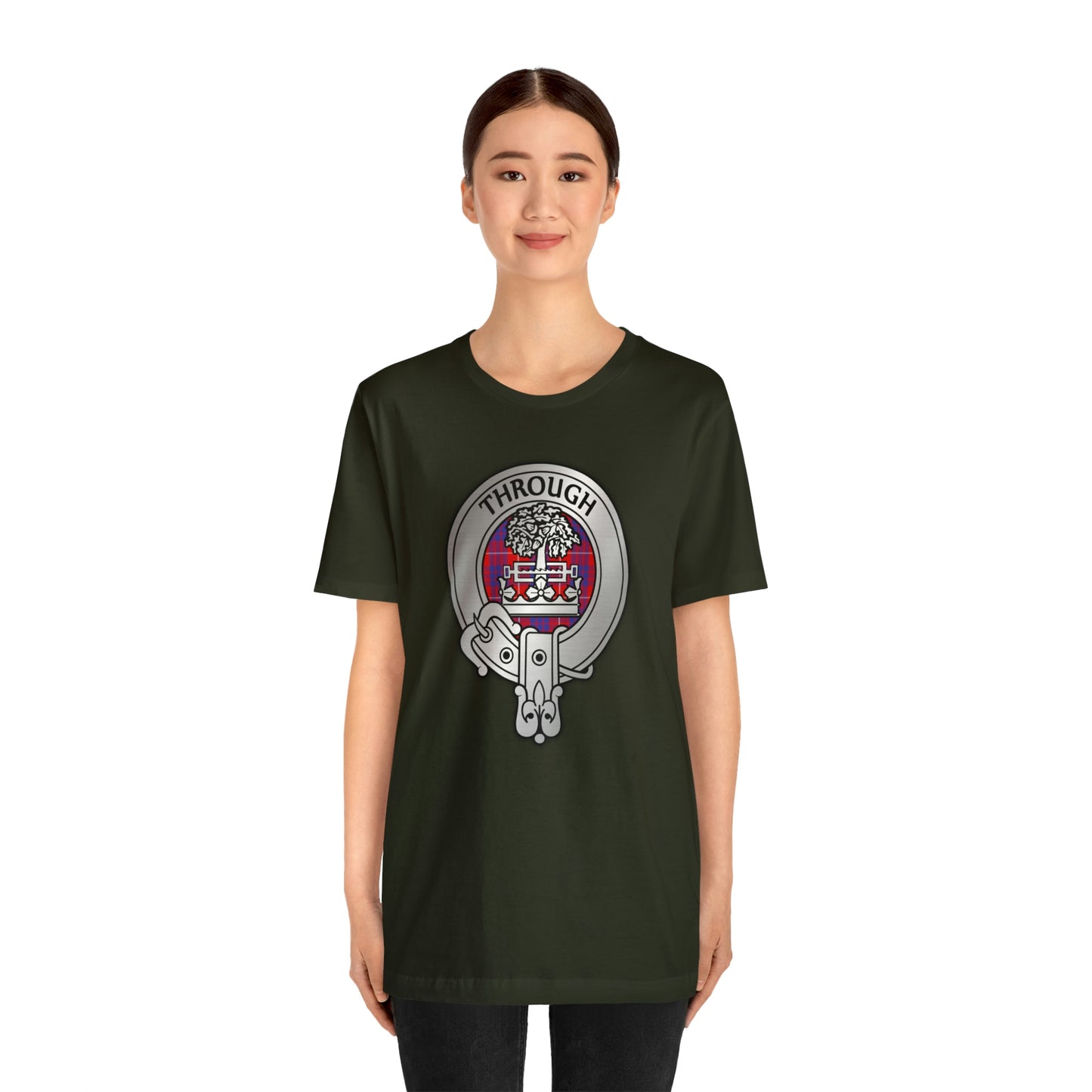 Clan Hamilton Crest & Tartan | Unisex T-Shirt