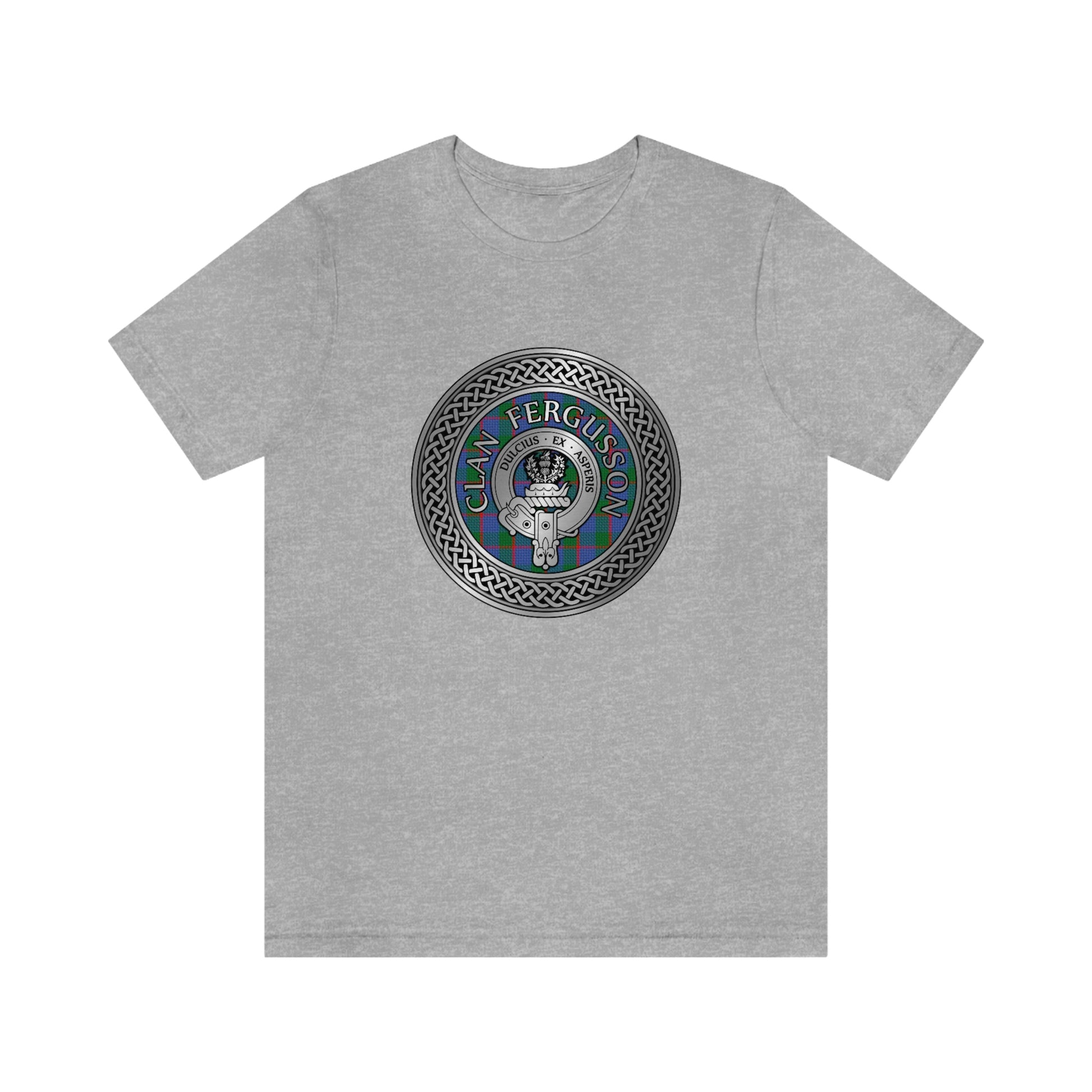Clan Fergusson Crest & Tartan Knot T-Shirt