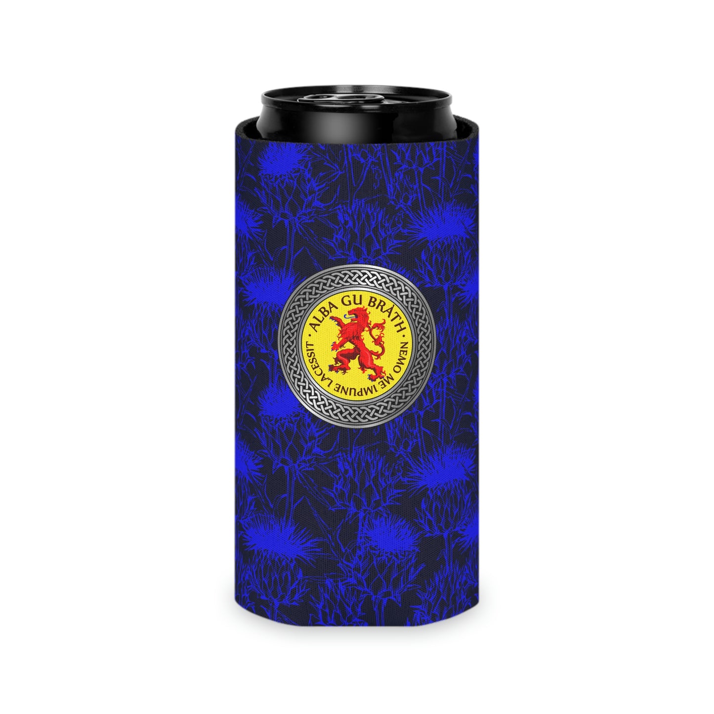 Clan MacLaren Crest & Tartan Celtic Knot Can Cooler