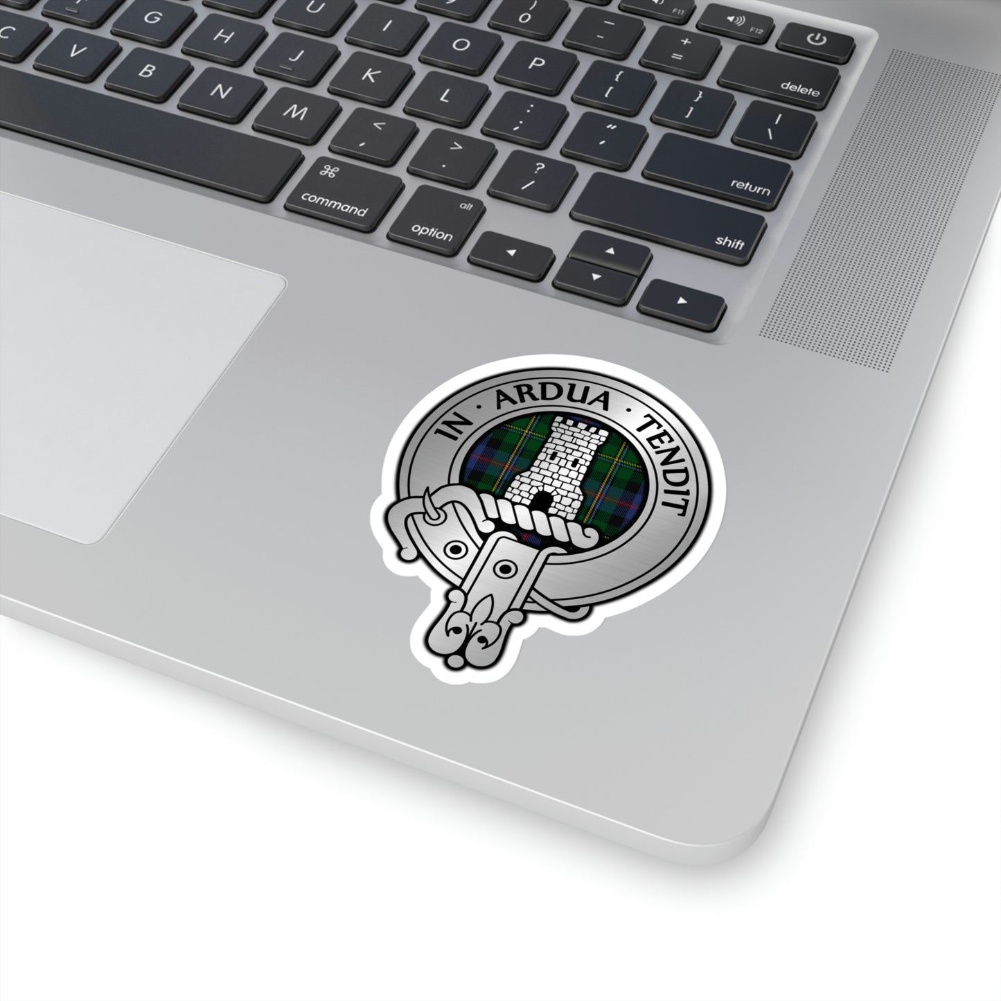 Clan Malcolm Crest & Tartan Kiss-Cut Stickers