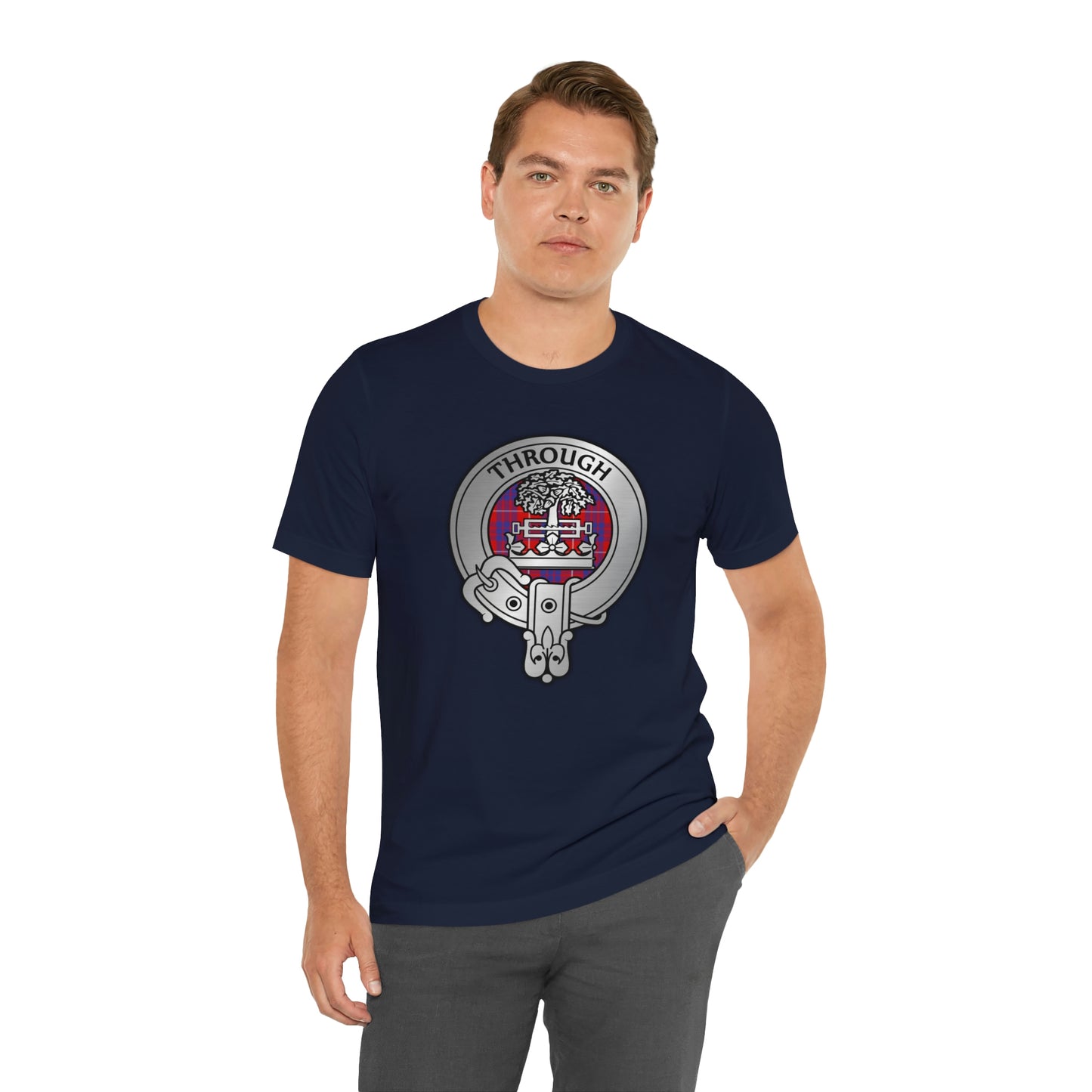 Clan Hamilton Crest & Tartan | Unisex T-Shirt