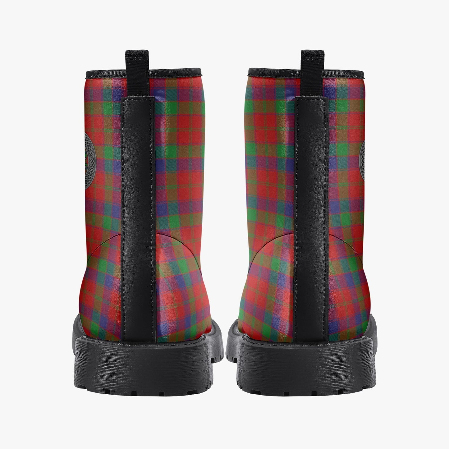 Clan Donnachaidh (Robertson) Crest & Tartan Leather Boots
