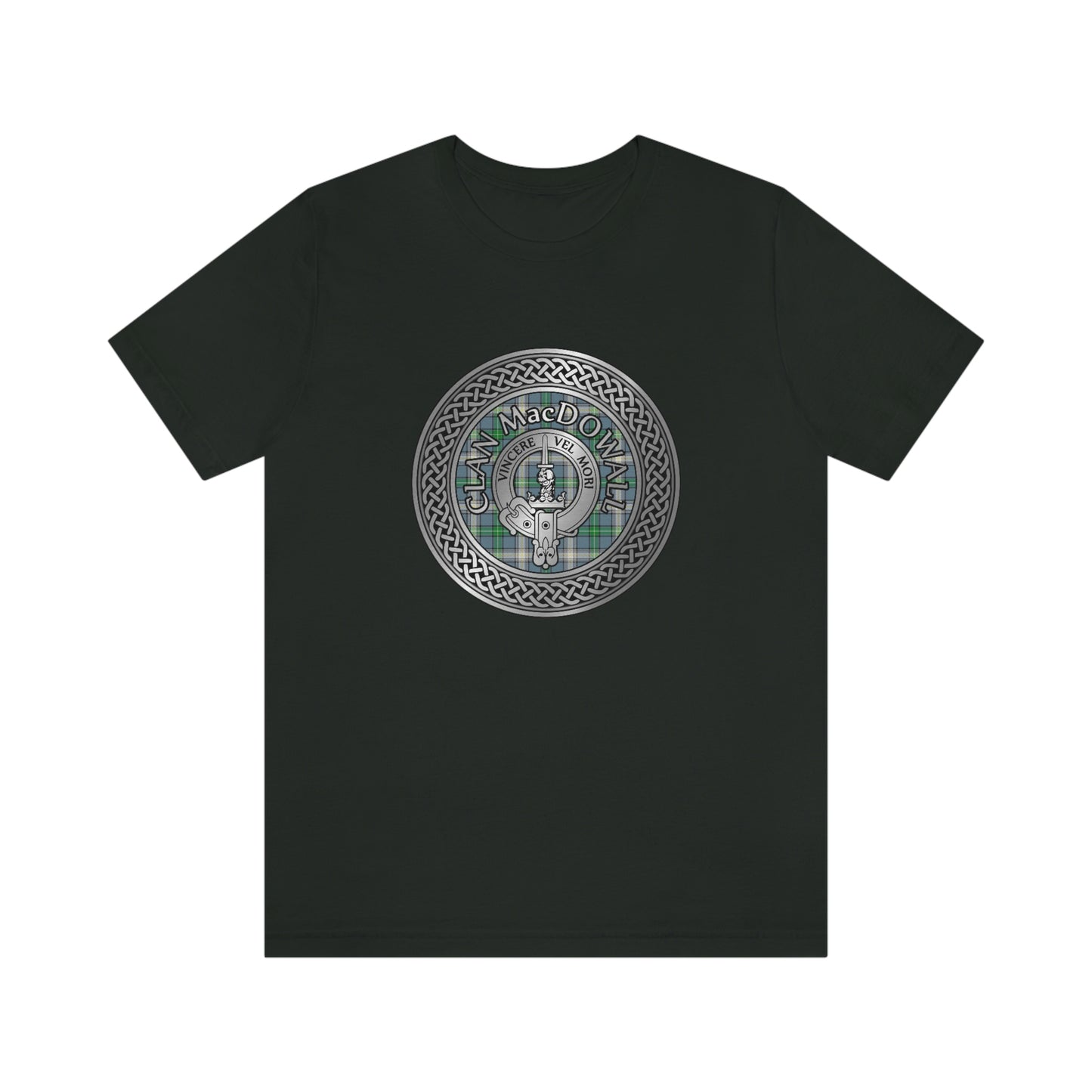 Clan MacDowall Crest & Tartan Knot T-Shirt
