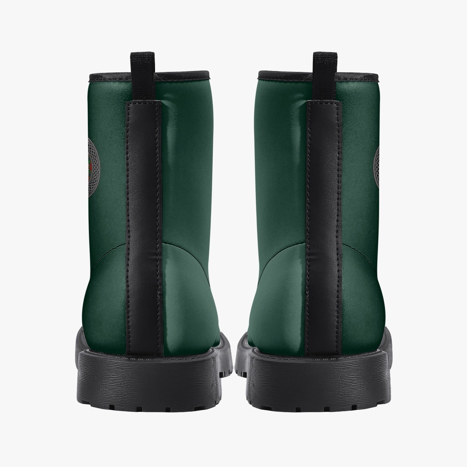 Clan Donnachaidh (Robertson) Crest & Hunting Tartan Leather Boots