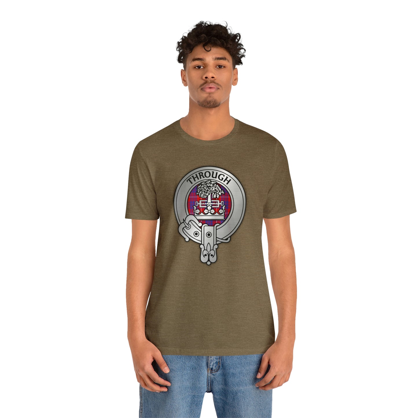 Clan Hamilton Crest & Tartan | Unisex T-Shirt