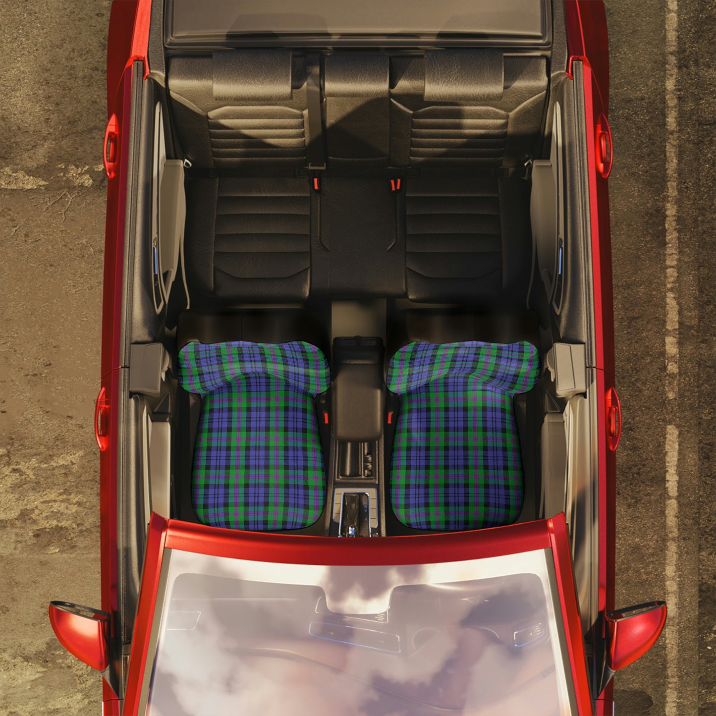 Clan Baird Tartan Car Seat Covers