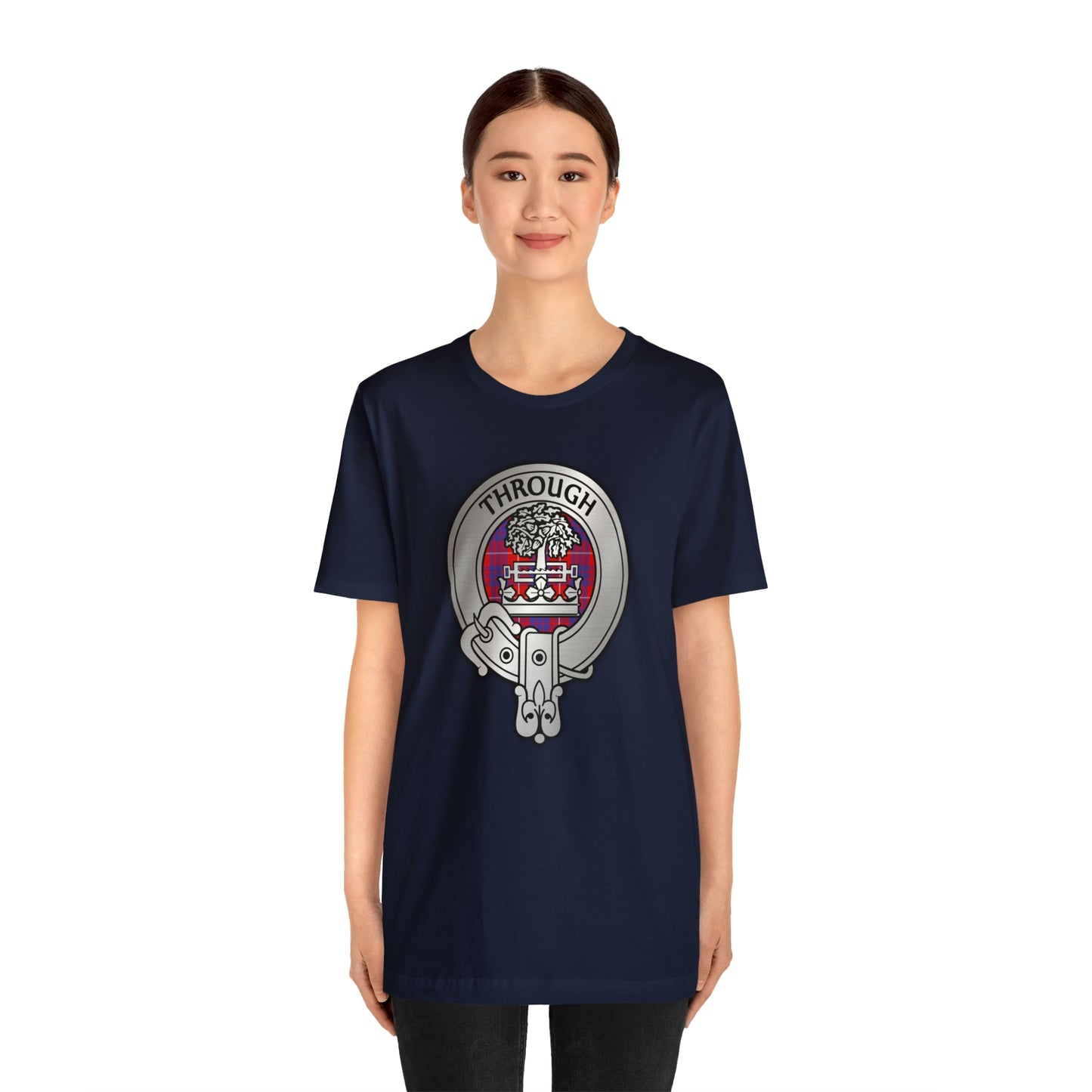 Clan Hamilton Crest & Tartan | Unisex T-Shirt