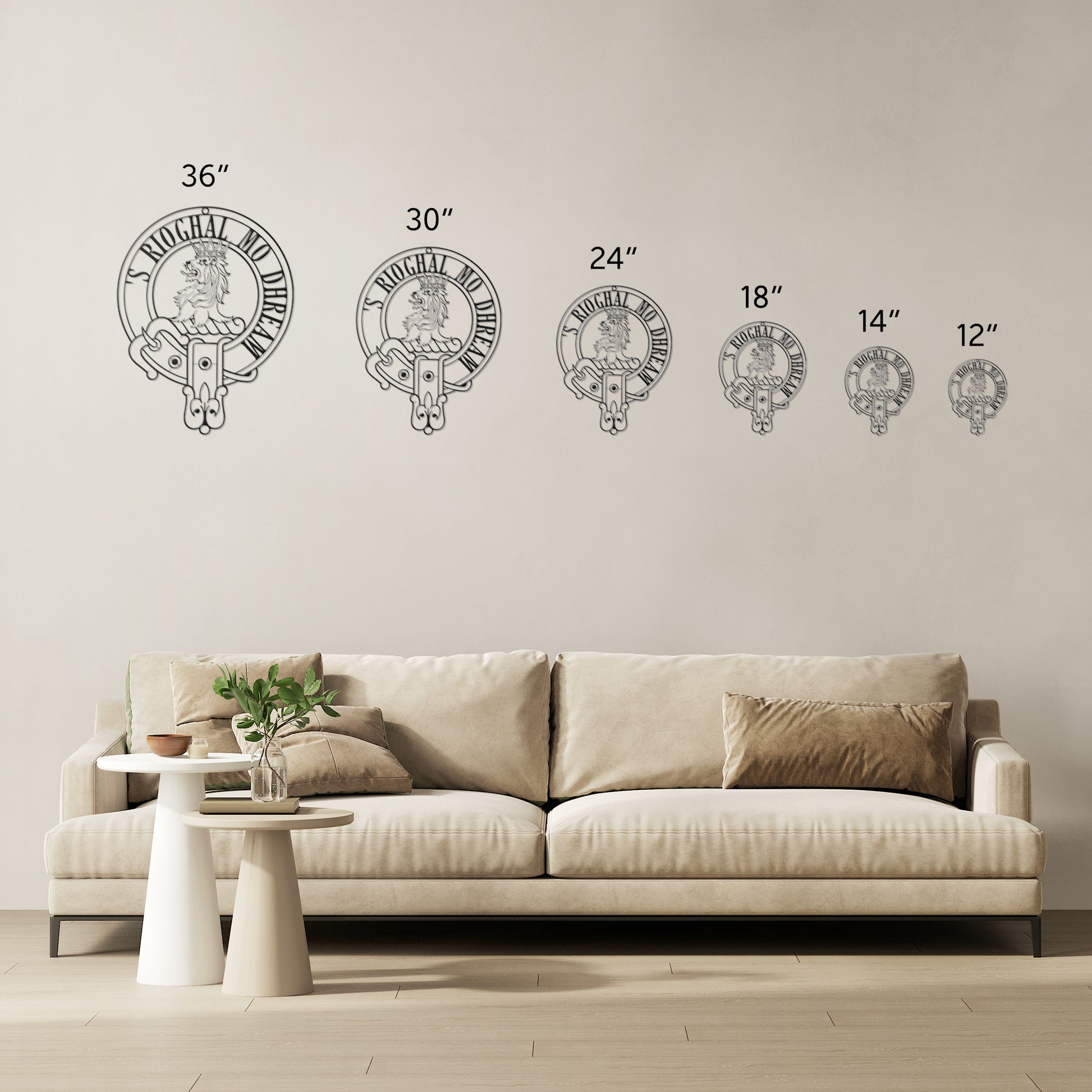 Clan MacGregor Crest | Metal Wall Art