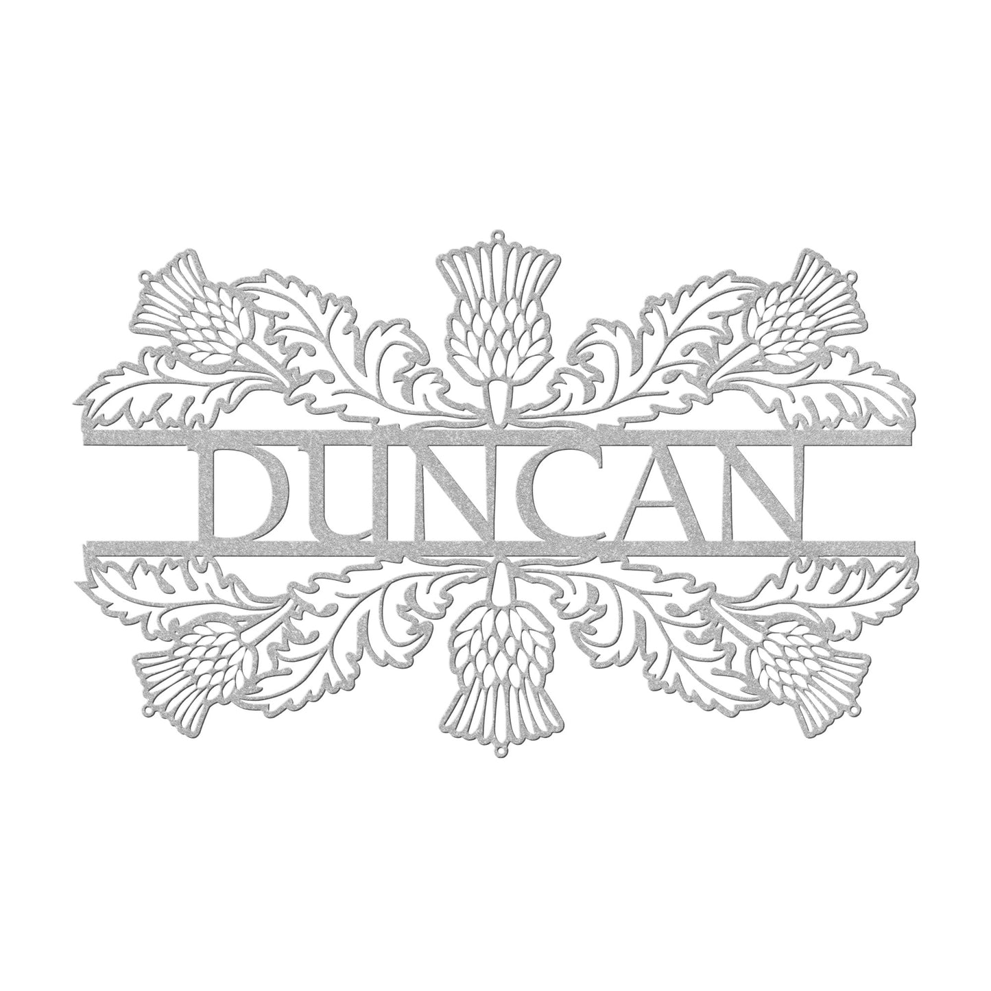 Duncan | Thistle | Metal Wall Art