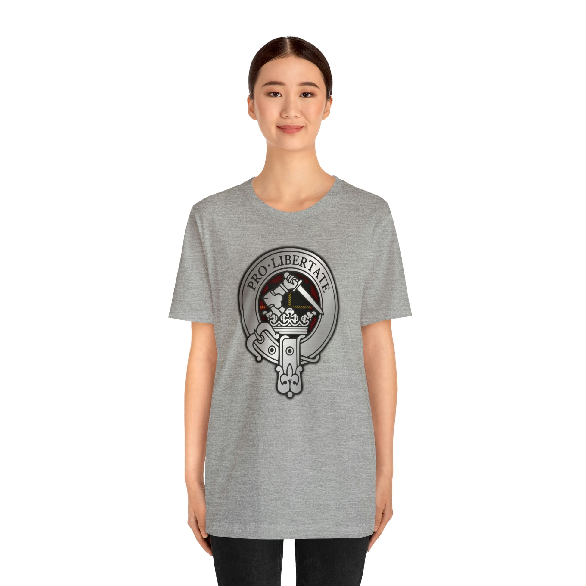 Clan Wallace Crest & Tartan | Unisex T-Shirt