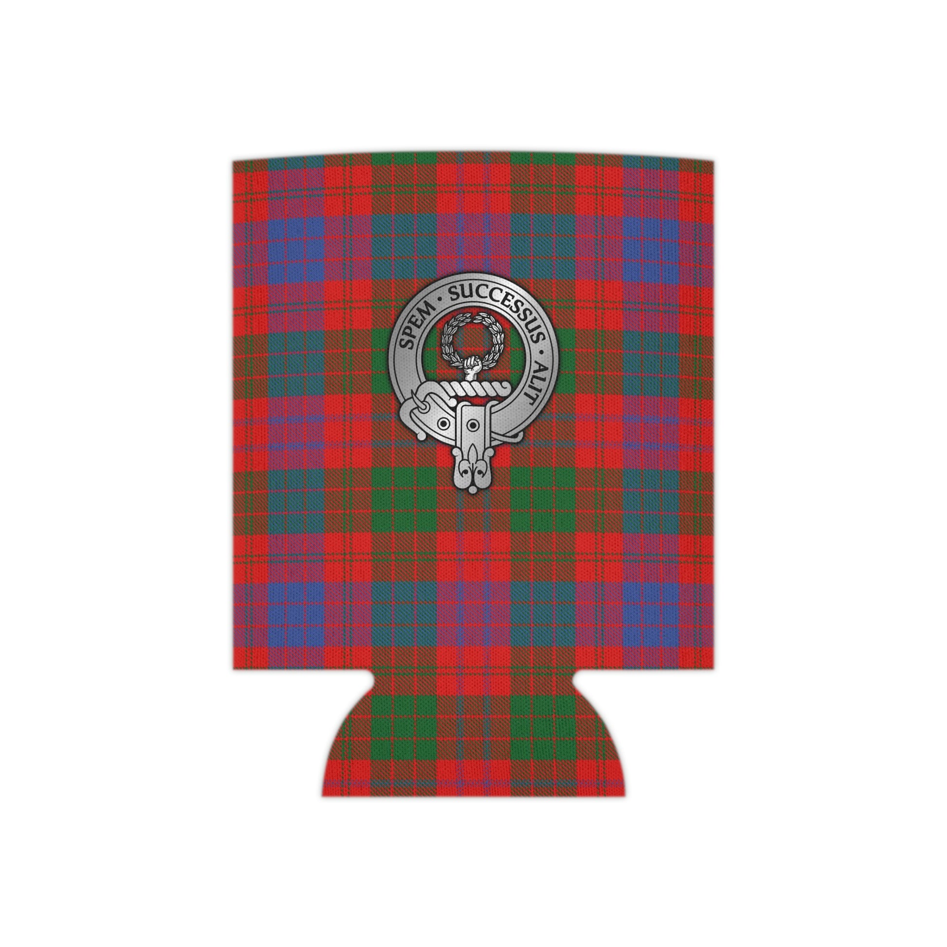 Clan Ross Crest & Tartan Can Cooler