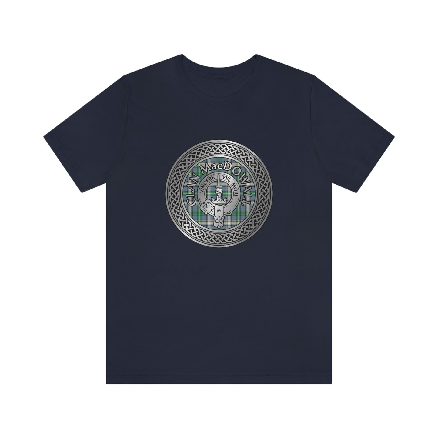 Clan MacDowall Crest & Tartan Knot T-Shirt