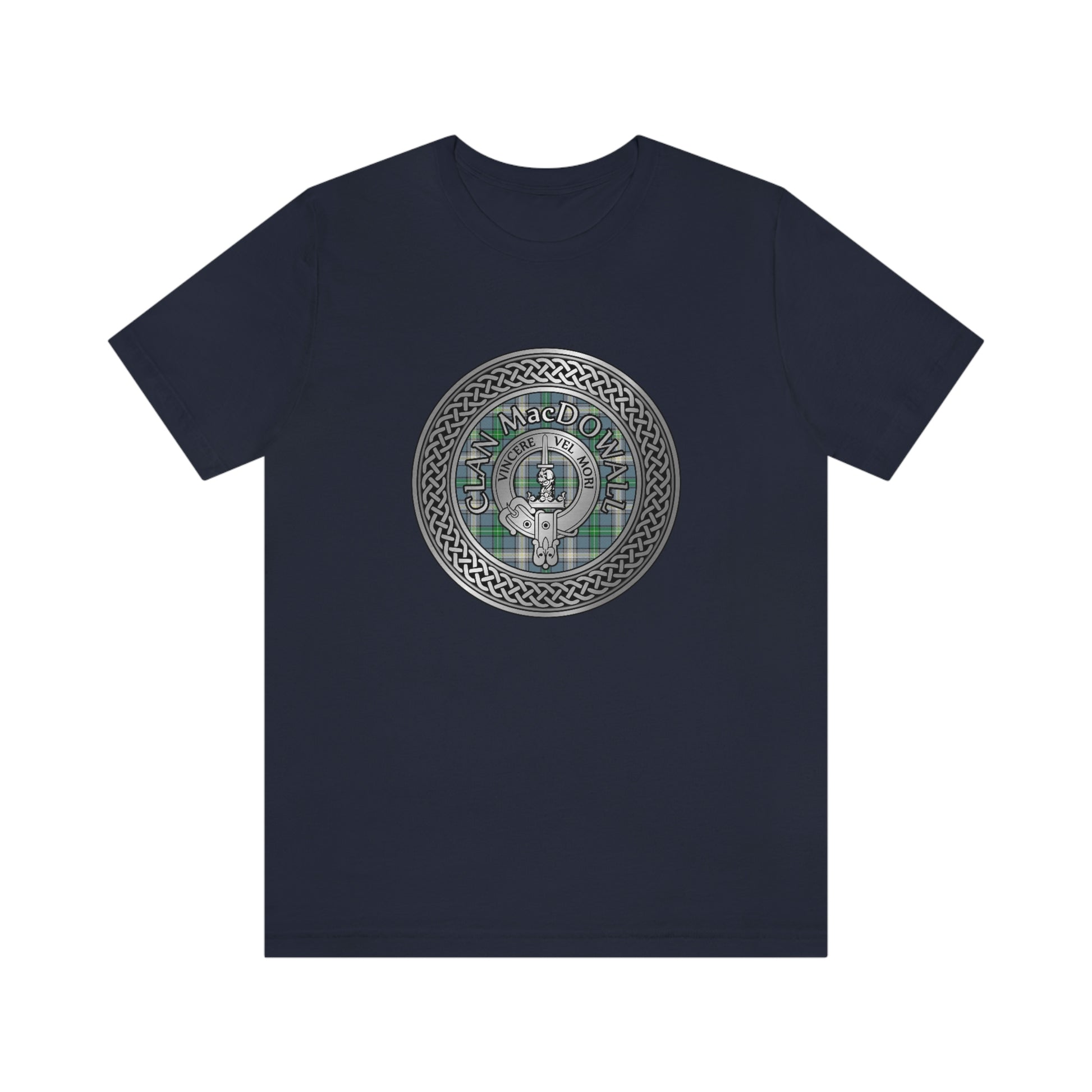 Clan MacDowall Crest & Tartan Knot T-Shirt