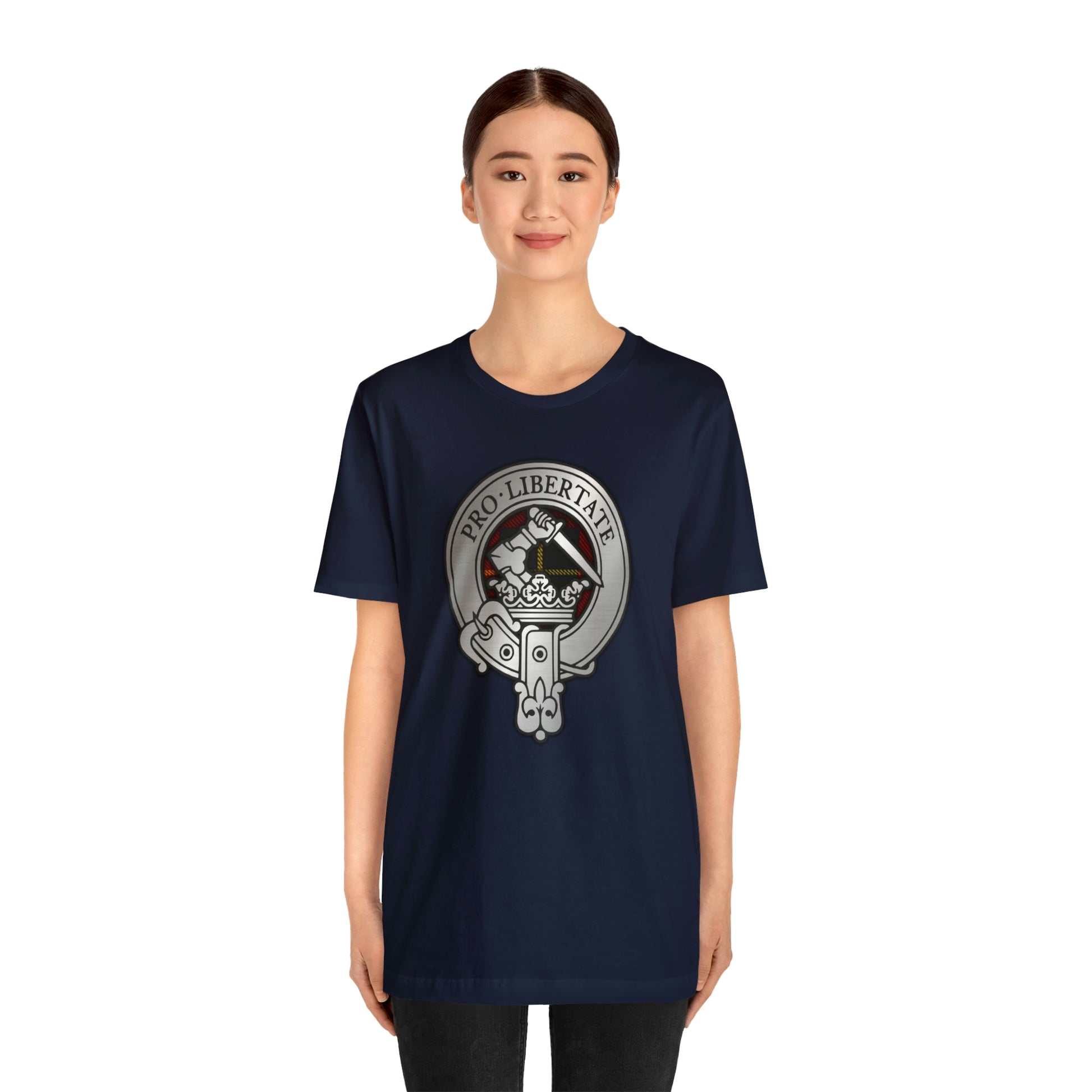 Clan Wallace Crest & Tartan | Unisex T-Shirt