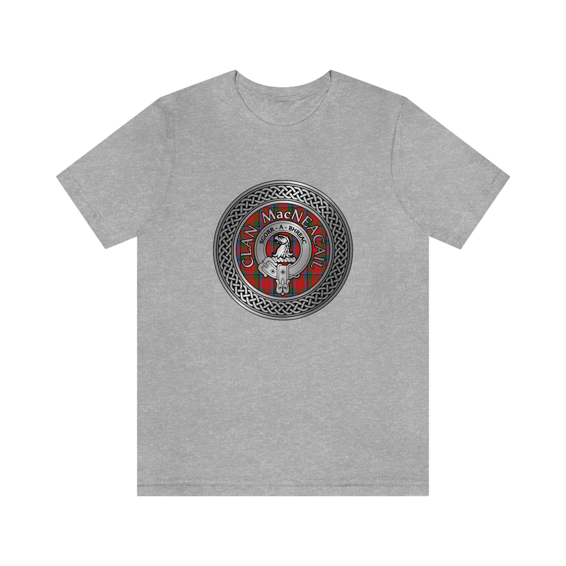 Clan MacNicol Crest & Tartan Knot T-Shirt