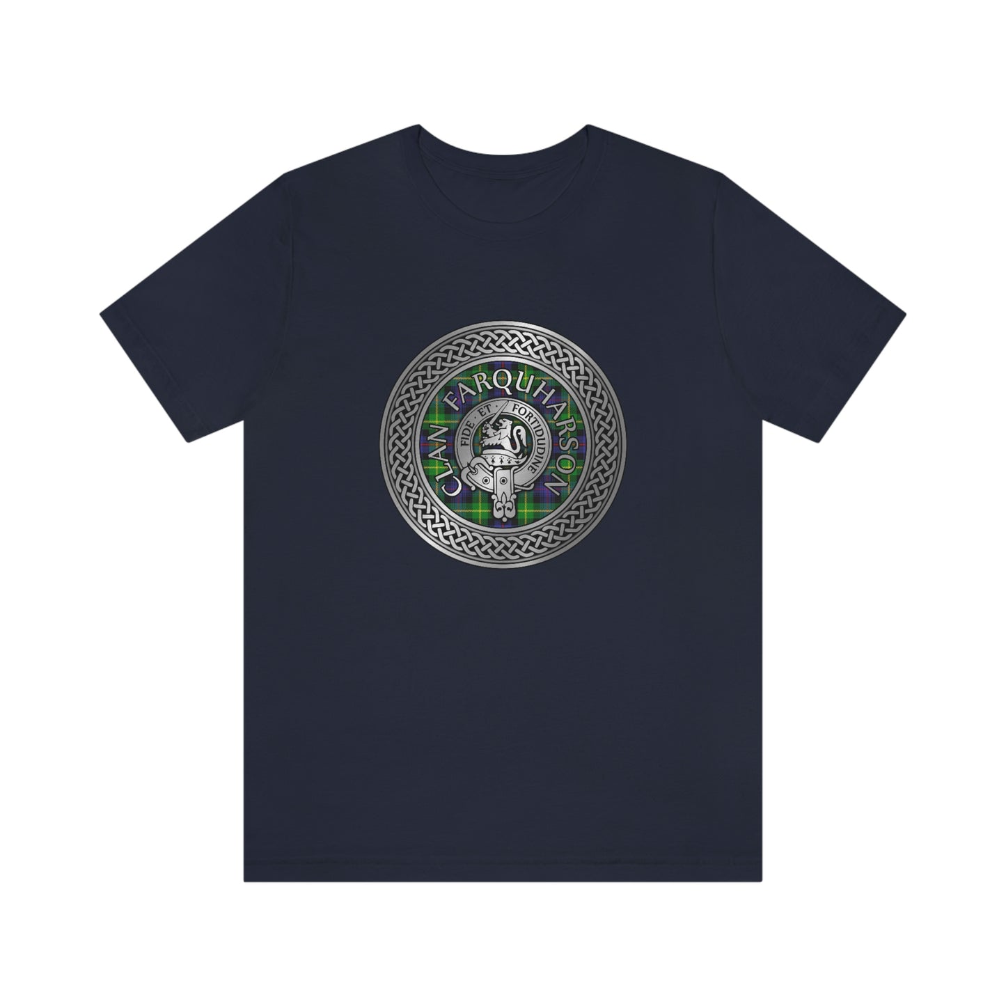 Clan Farquharson Crest & Tartan Knot T-Shirt