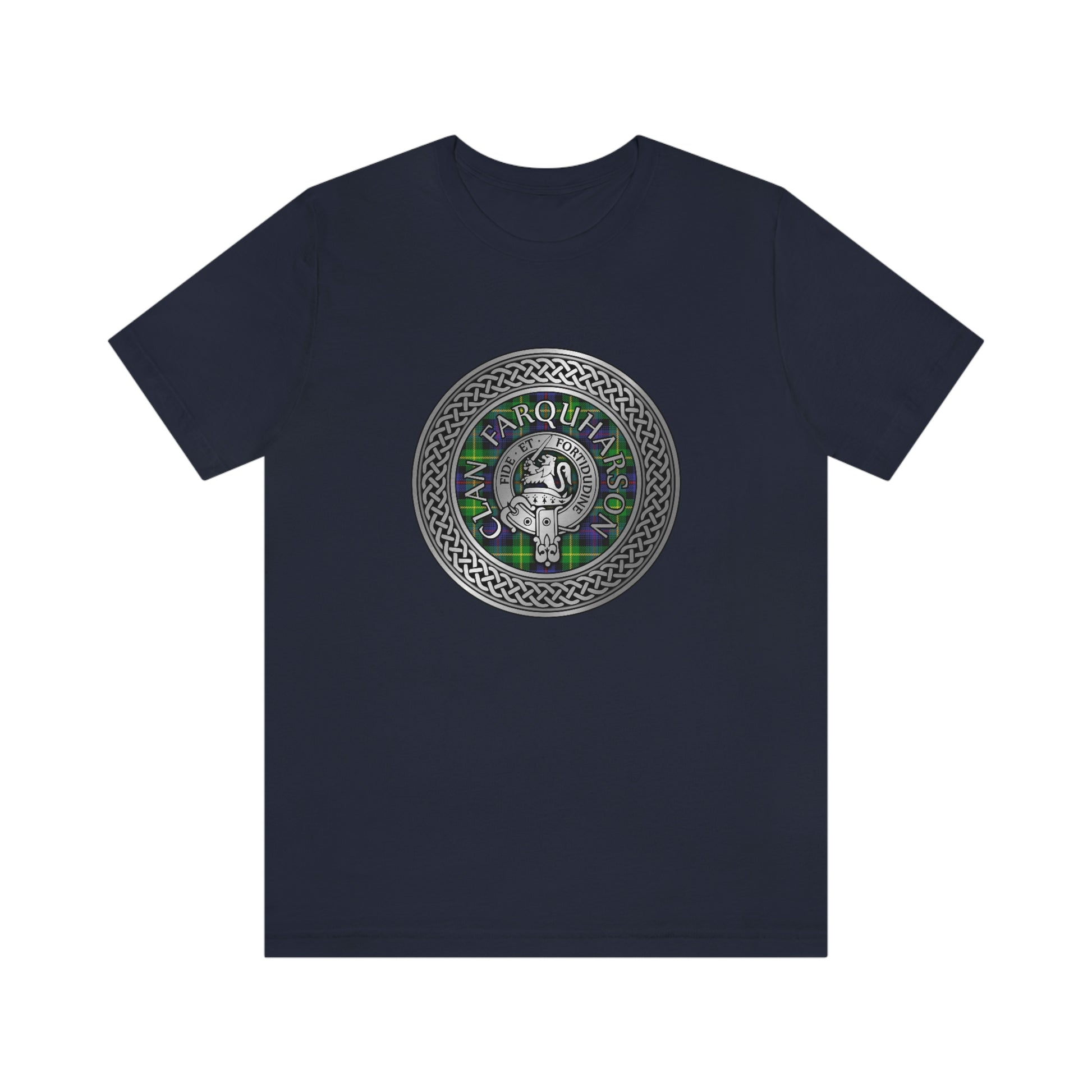 Clan Farquharson Crest & Tartan Knot T-Shirt