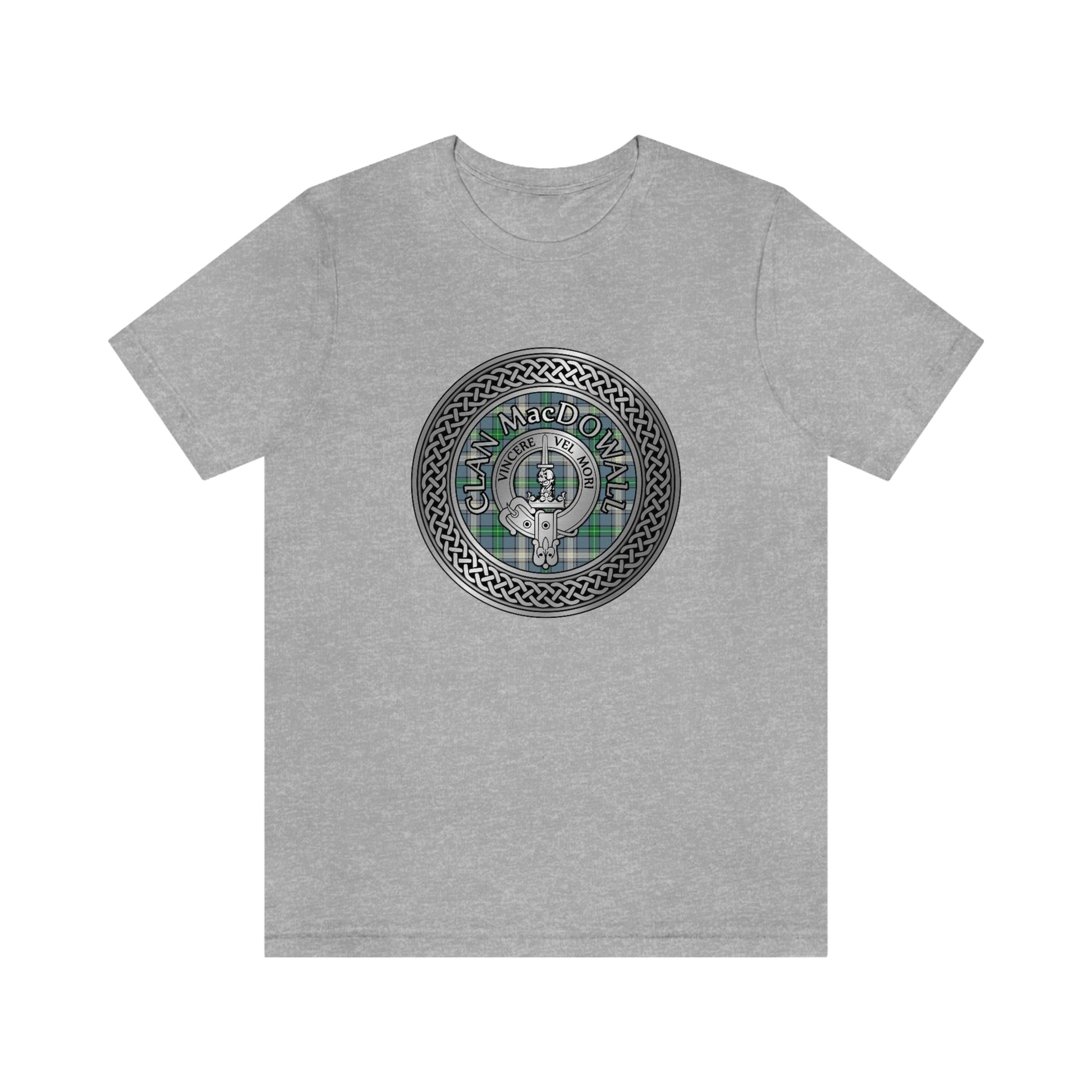 Clan MacDowall Crest & Tartan Knot T-Shirt