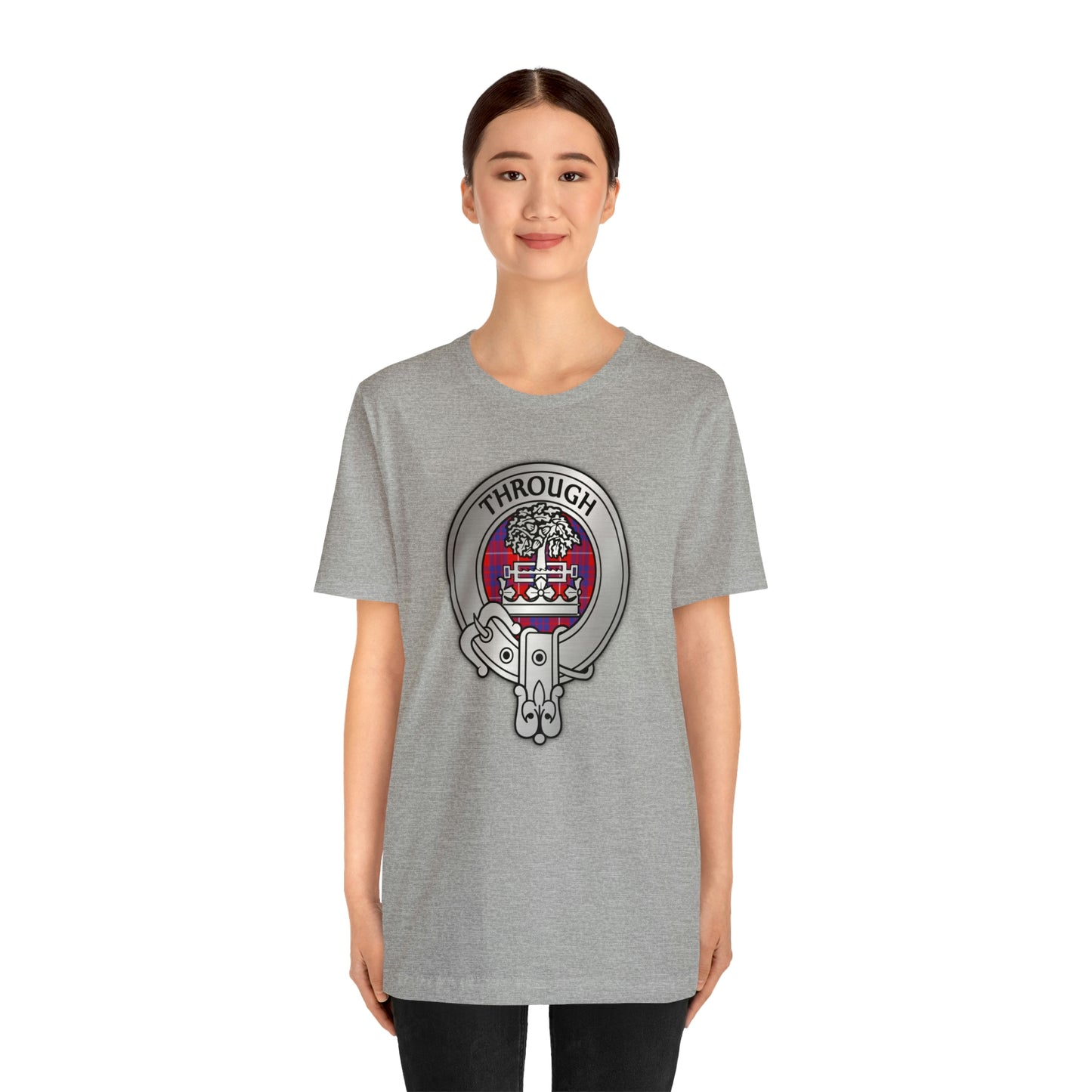 Clan Hamilton Crest & Tartan | Unisex T-Shirt