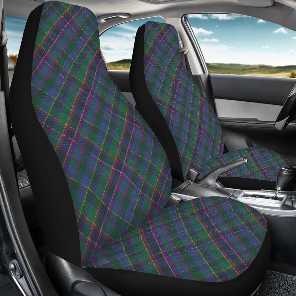 Fourth Fold Tartan car font seat covers