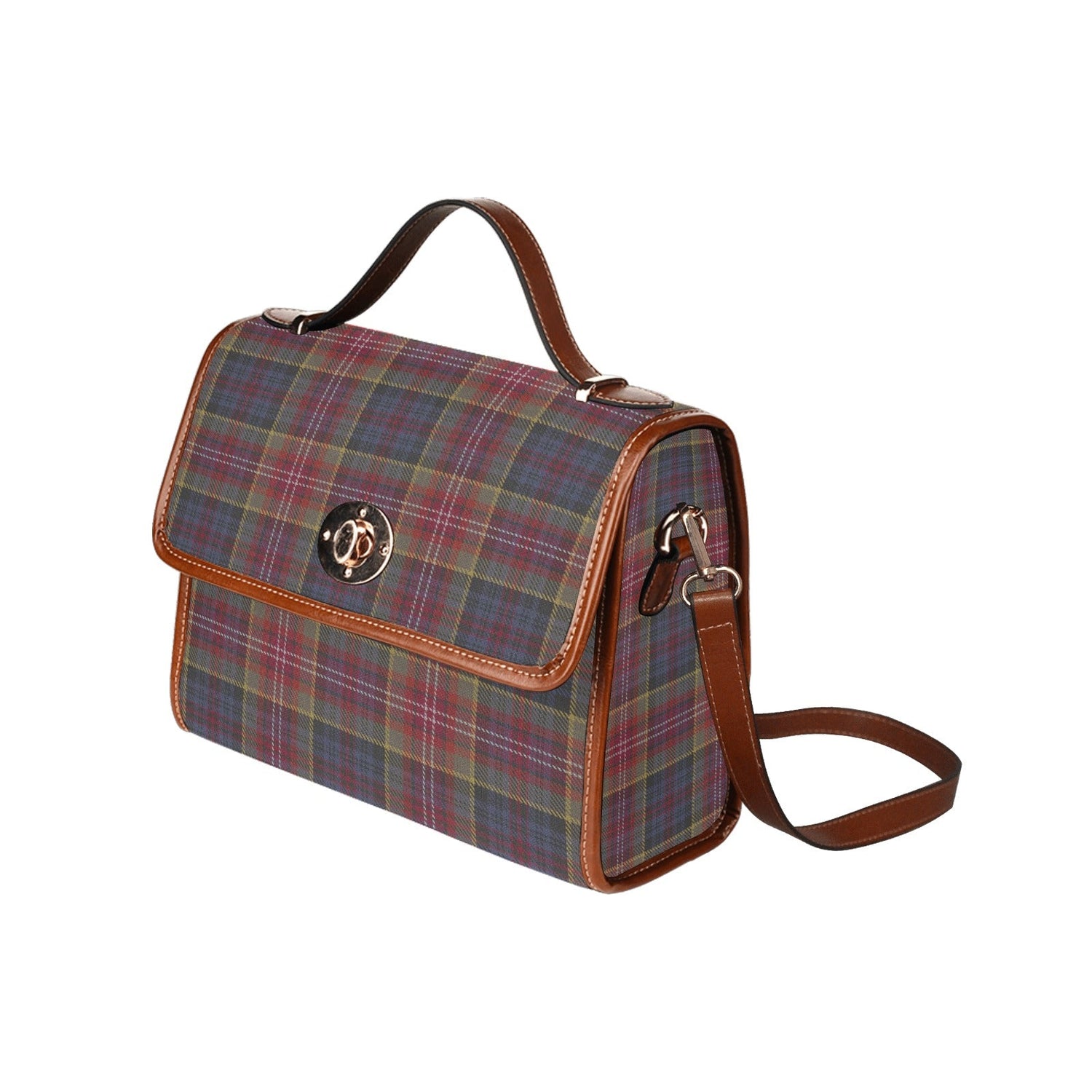 Pretender Tartan Waterproof Canvas Handbag